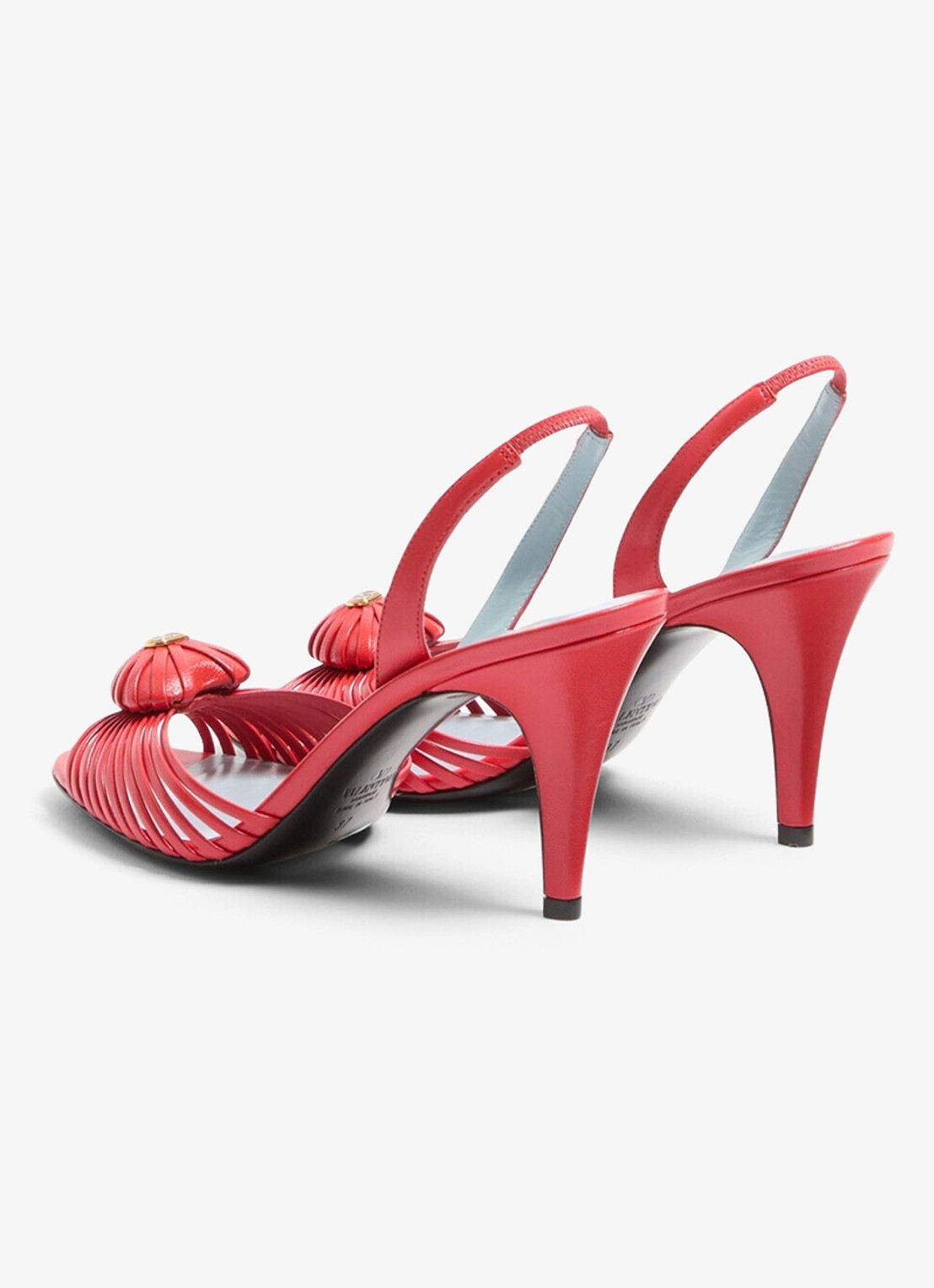 Valentino Garavani Slingback van geitenleer - achterkant 3 rood