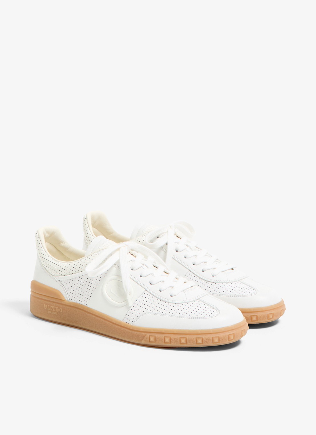 Valentino Garavani Sneaker van kalfsleer - detail 3 wit