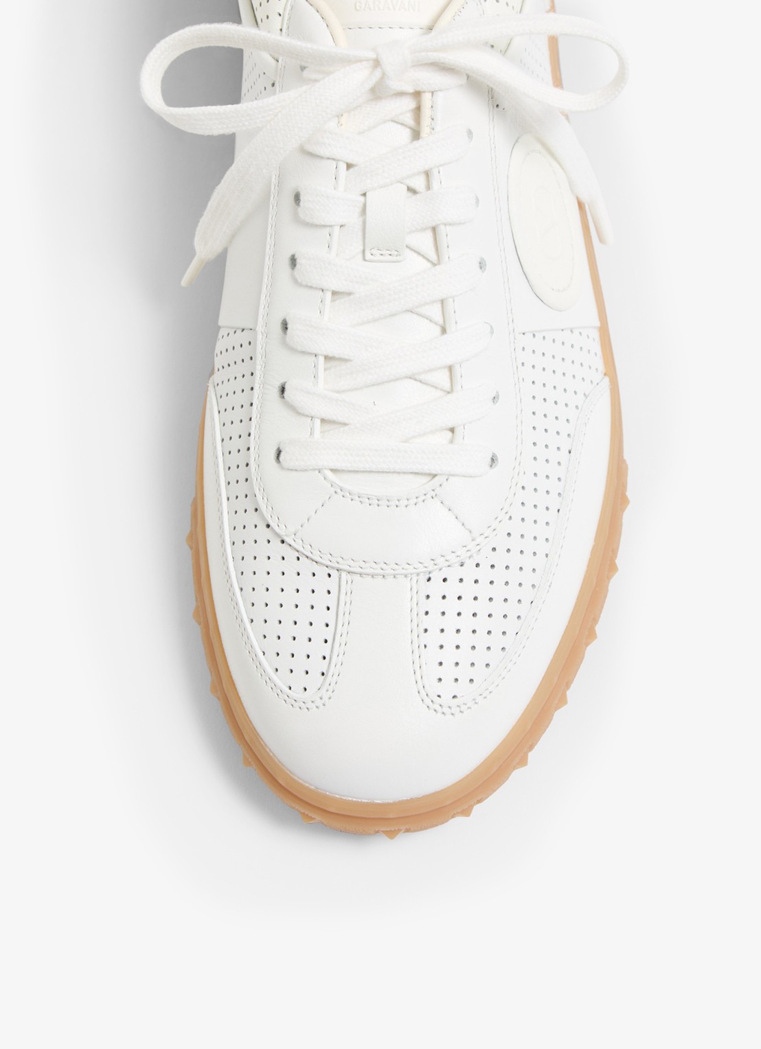 Valentino Garavani Sneaker van kalfsleer - detail 5 wit