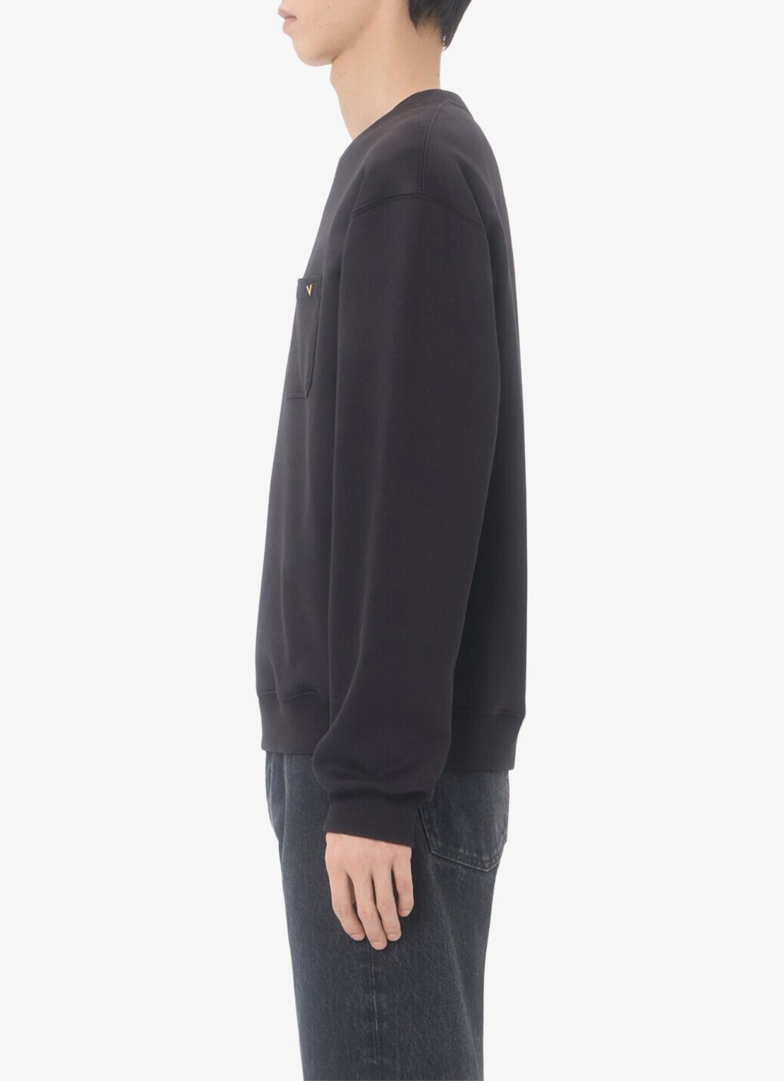 Valentino Garavani Sweater met borstzak - detail 5 zwart