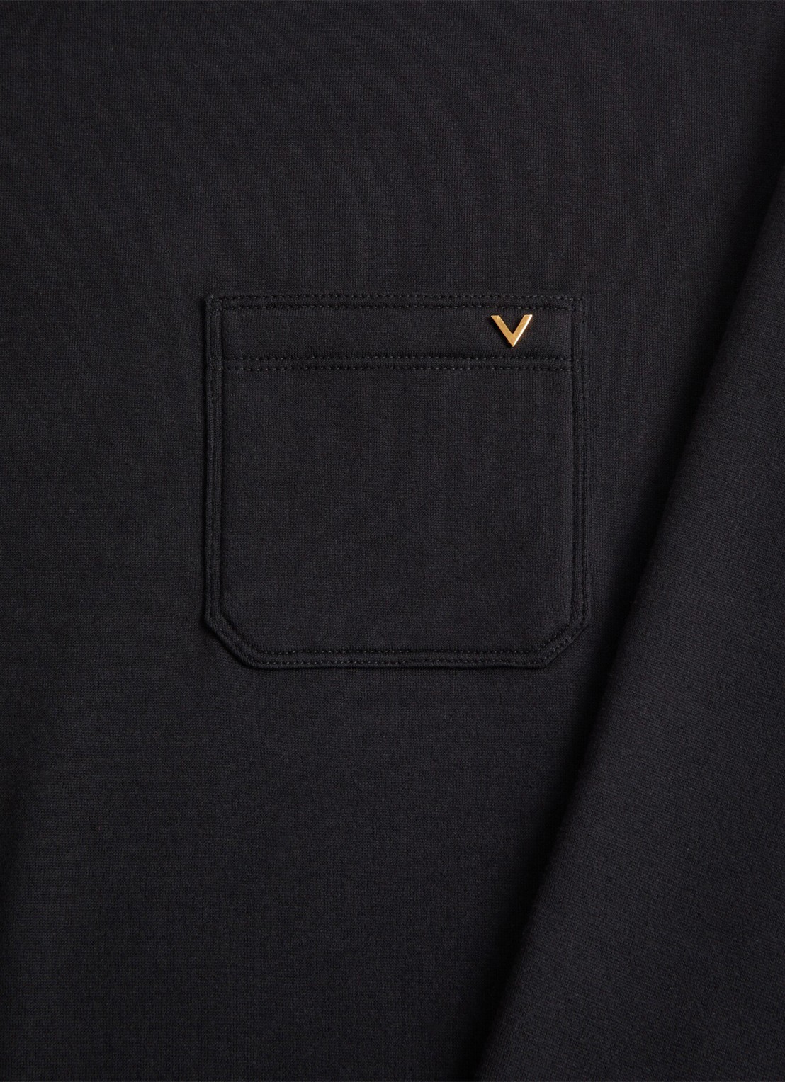Valentino Garavani Sweater met borstzak - detail 7 zwart