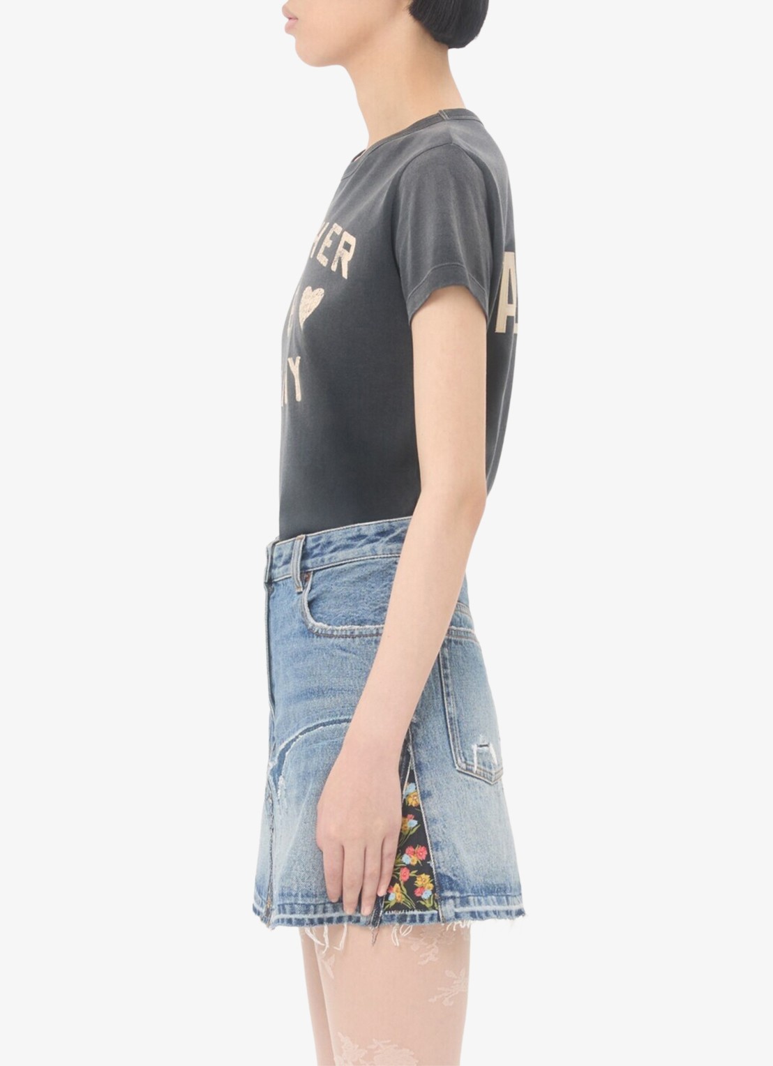 Valentino Garavani T-shirt met front- en backprint - detail 5 zwart