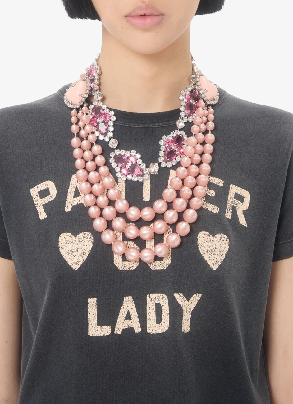 Valentino Garavani T-shirt met front- en backprint - detail 7 zwart