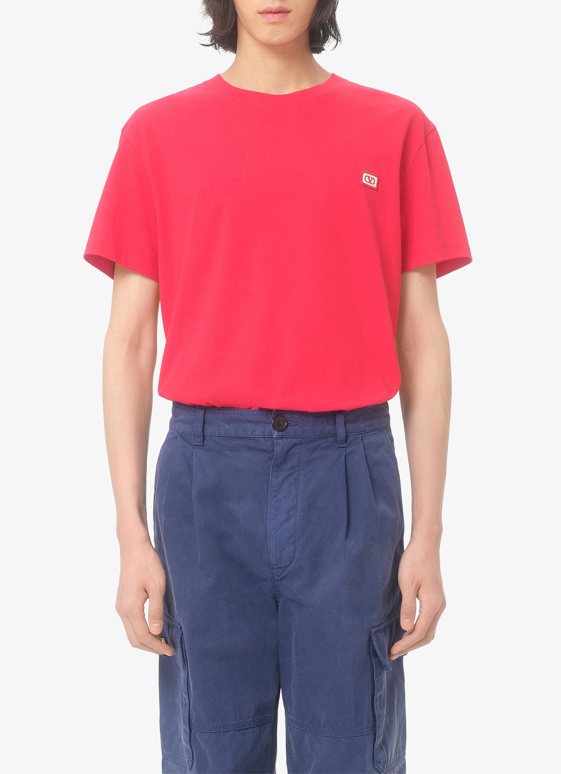 Valentino Garavani T-shirt met logo - detail 4 rood