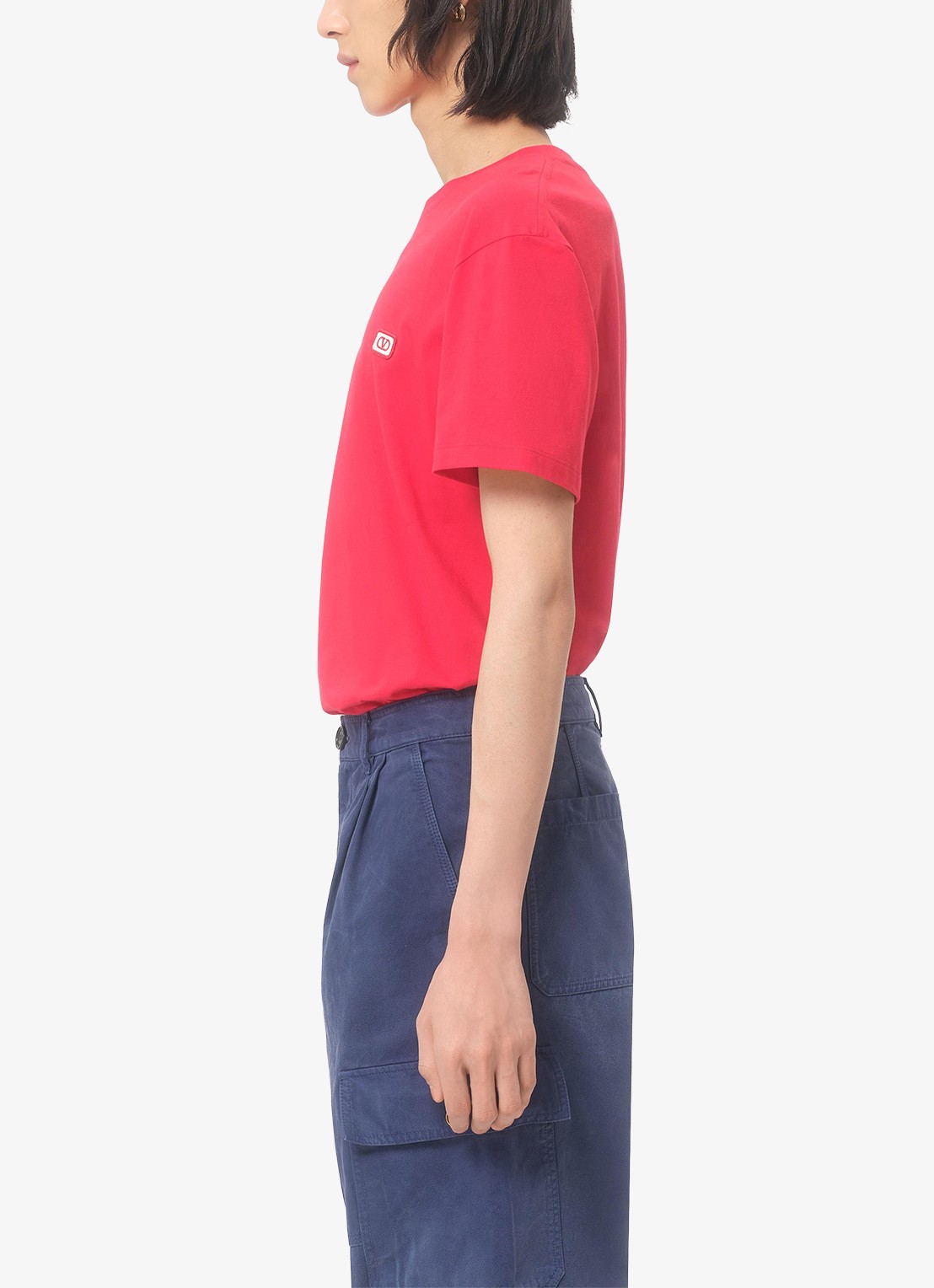 Valentino Garavani T-shirt met logo - detail 5 rood