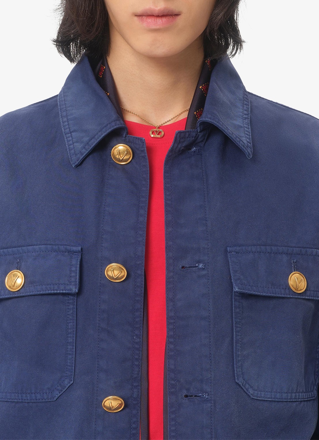 Valentino Garavani T-shirt met logo - detail 6 rood