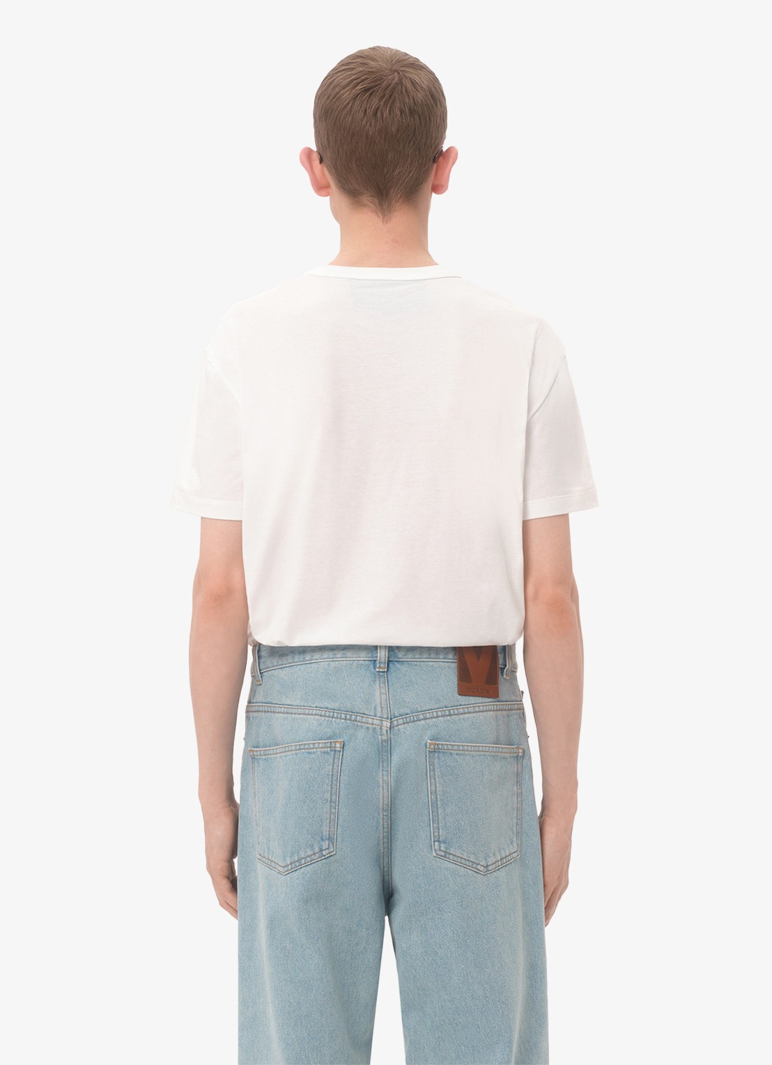 Valentino Garavani T-shirt met logoborduring - achterkant 8 wit