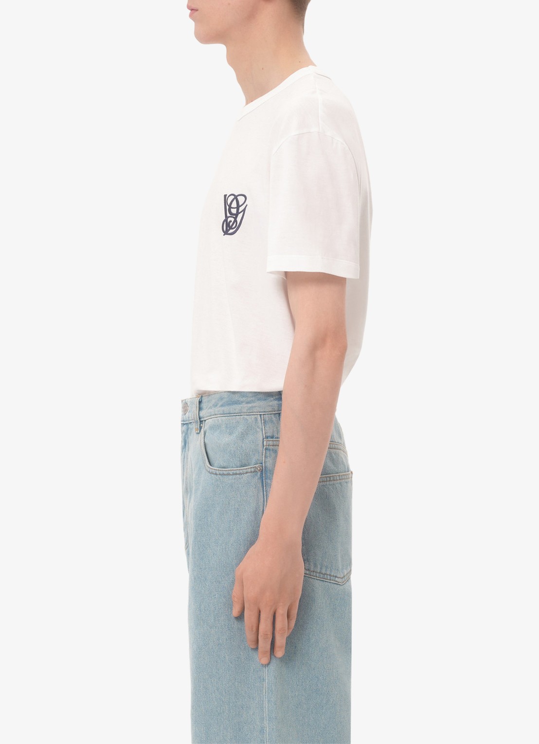 Valentino Garavani T-shirt met logoborduring - detail 4 wit