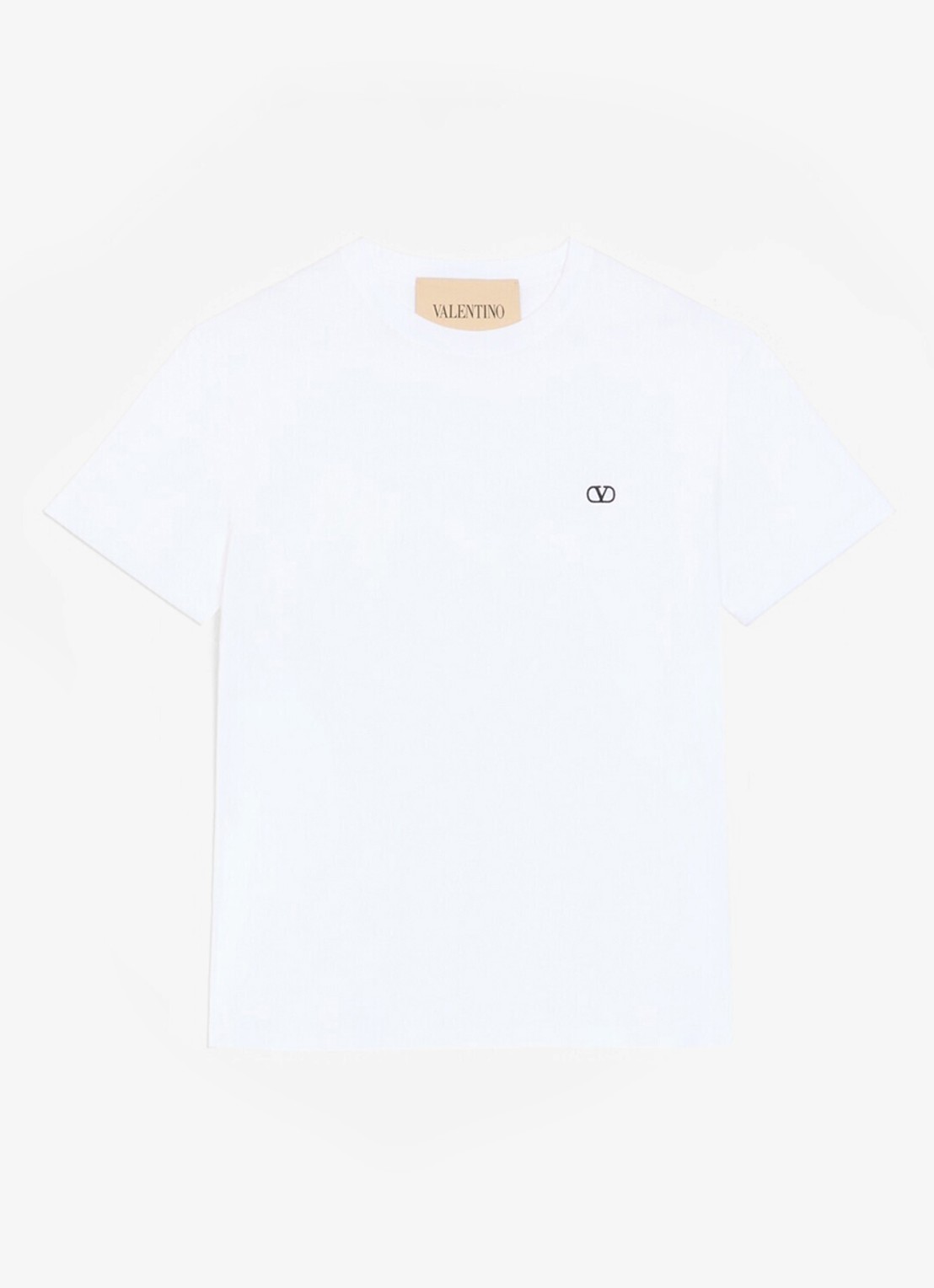 Valentino Garavani T-shirt met logoborduring - voorkant 2 wit