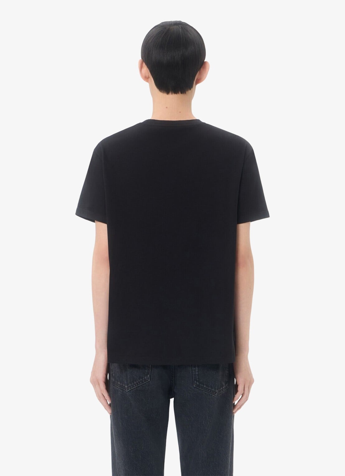 Valentino Garavani T-shirt met logoborduring - achterkant 3 zwart