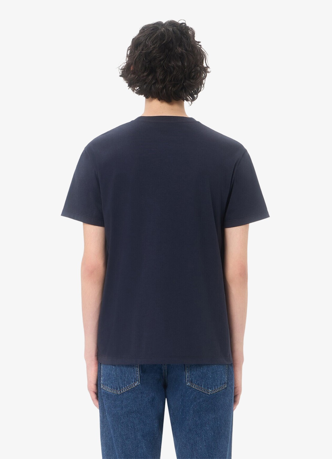 Valentino Garavani T-shirt met logoborduring - achterkant 7 donkerblauw
