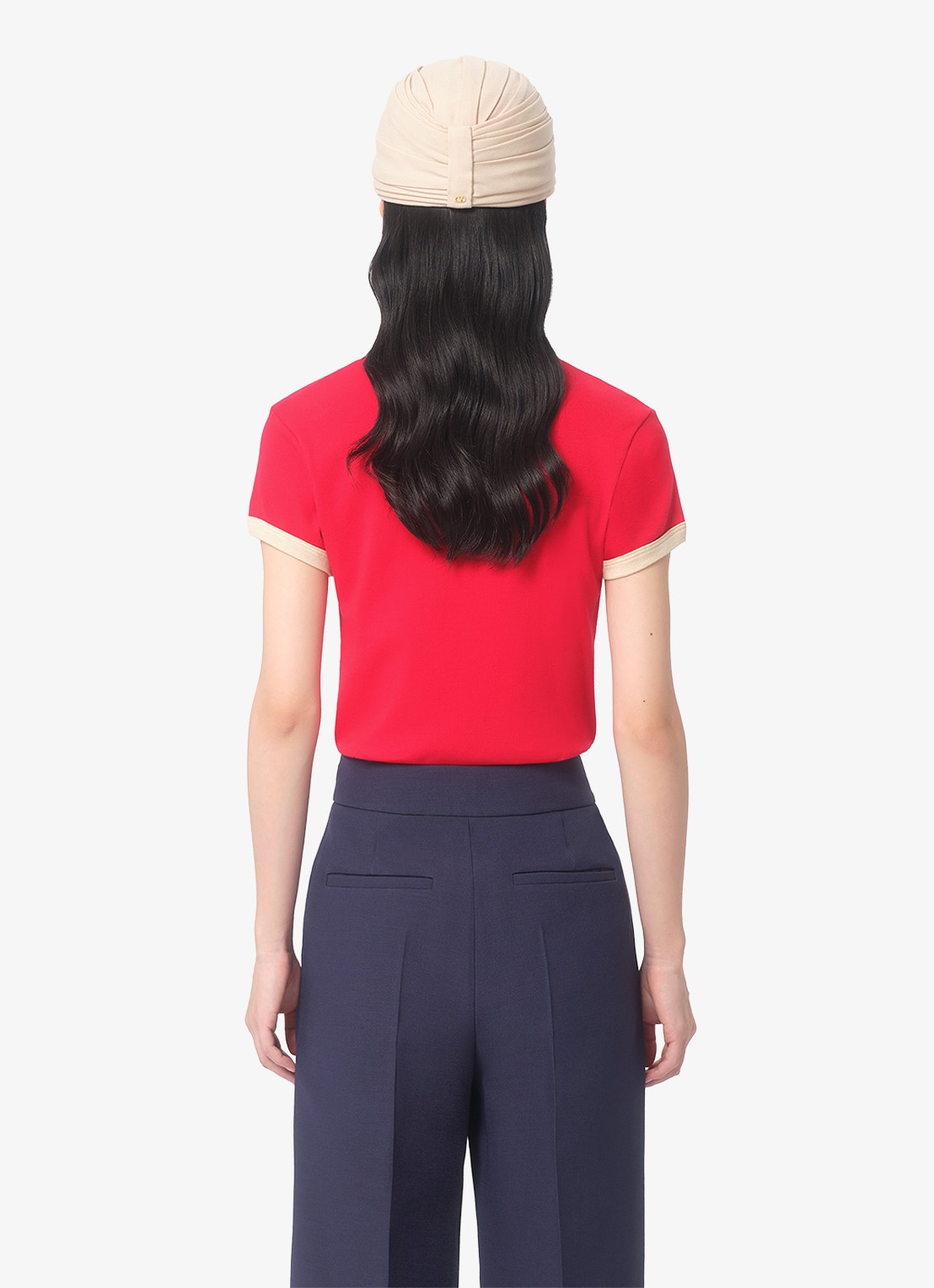 Valentino Garavani T-shirt met logoprint - achterkant rood