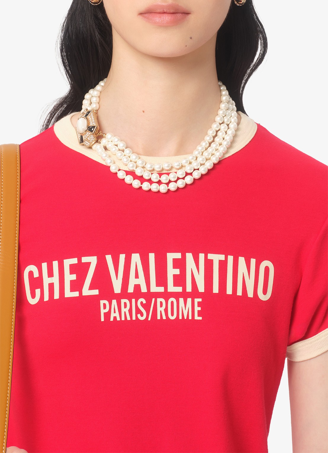 Valentino Garavani T-shirt met logoprint - detail 6 rood