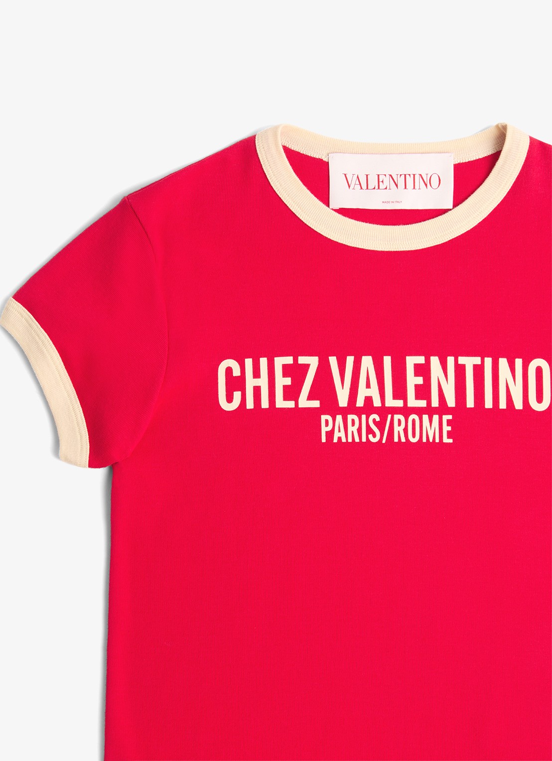 Valentino Garavani T-shirt met logoprint - detail 8 rood