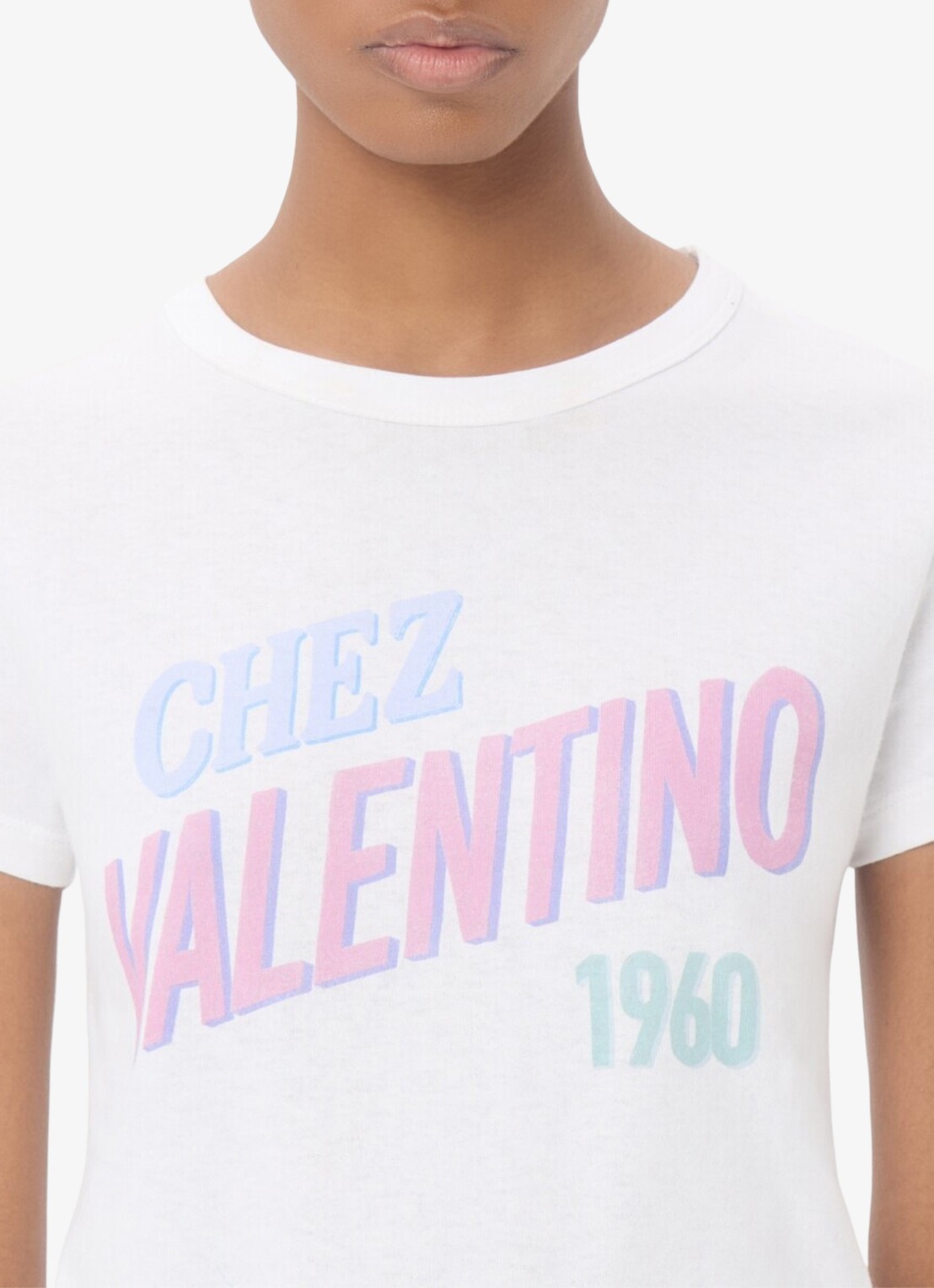 Valentino Garavani T-shirt met logoprint - detail 6 wit