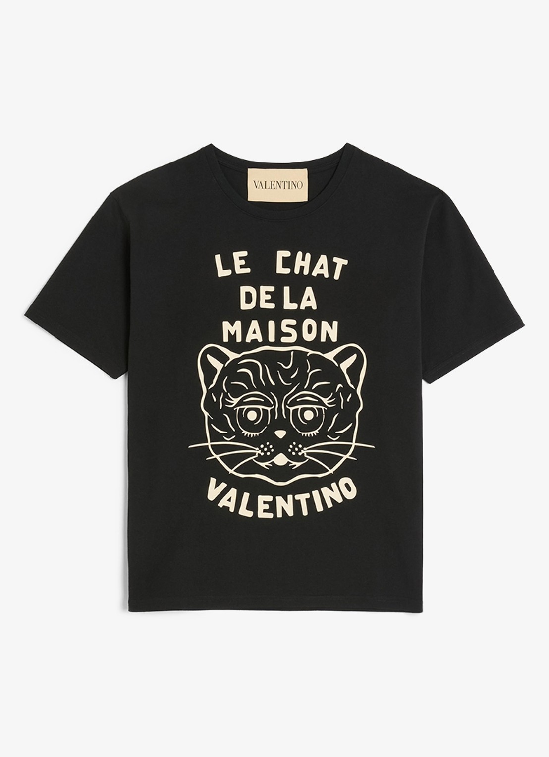 Valentino Garavani T-shirt met print - voorkant 3 zwart
