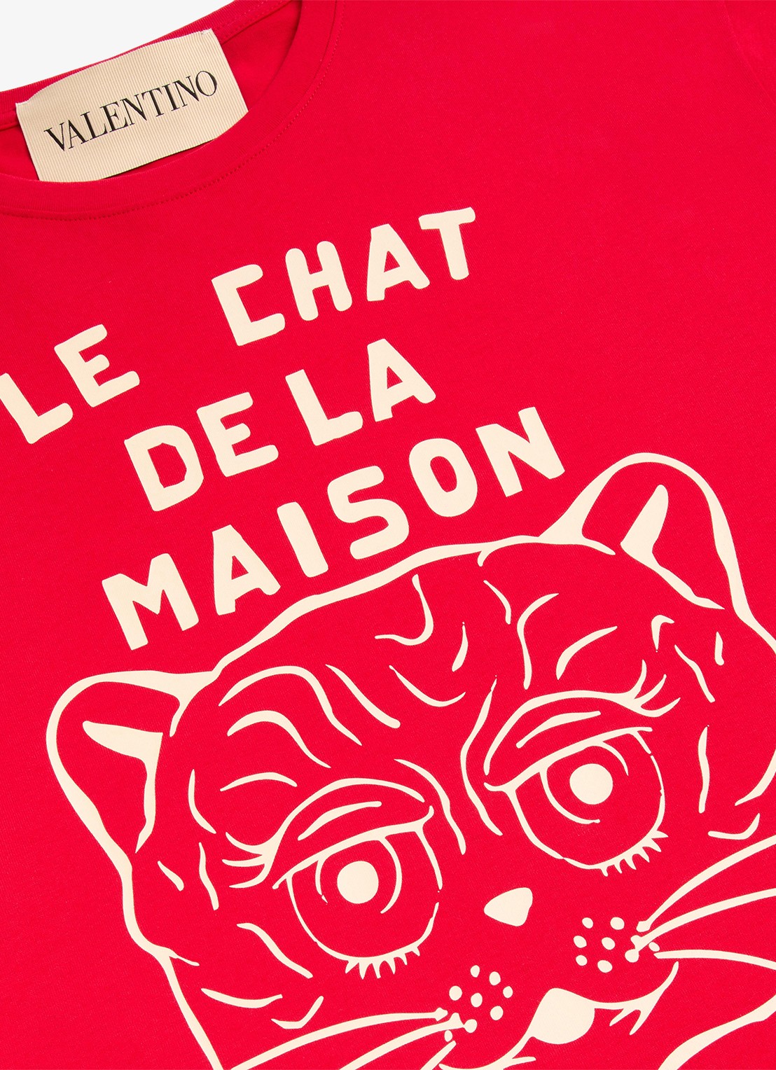 Valentino Garavani T-shirt met print - detail 5 rood