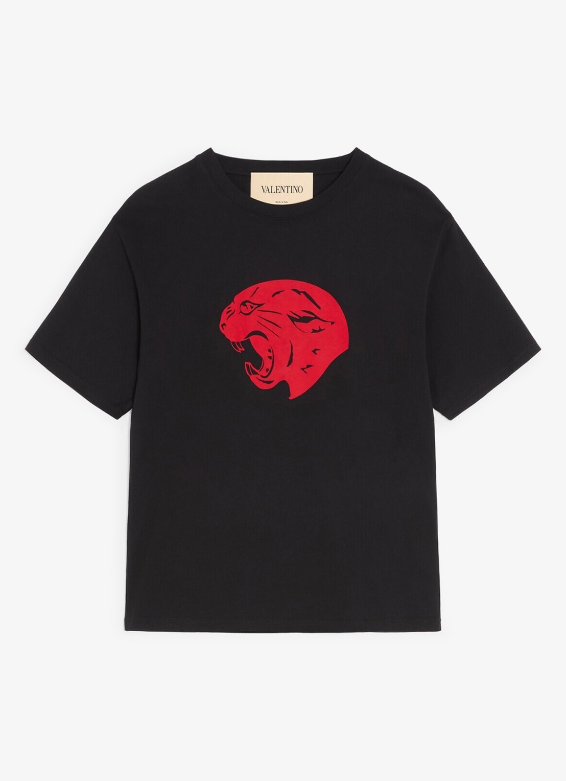 Valentino Garavani T-shirt met print - voorkant 4 zwart