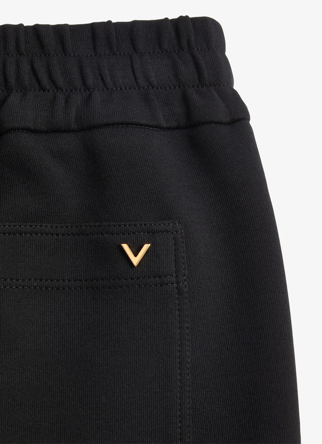 Valentino Garavani Tapered fit joggingbroek met steekzakken - detail 3 zwart