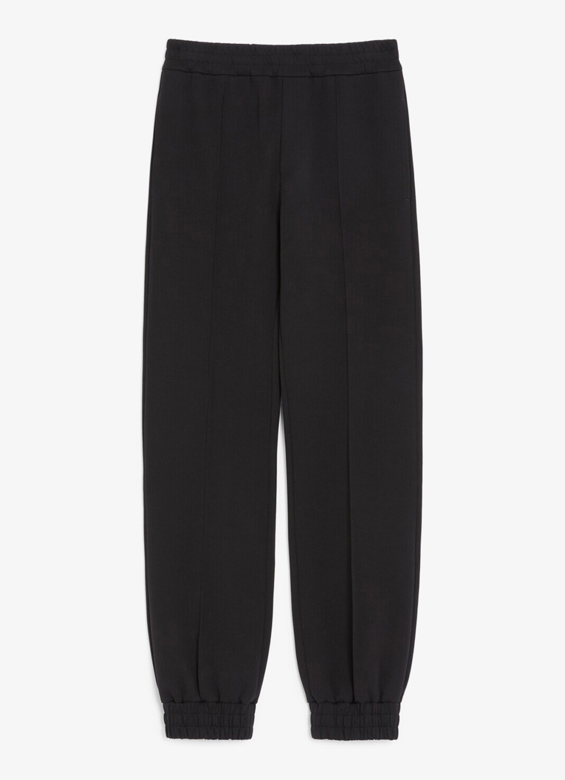 Valentino Garavani Tapered fit joggingbroek met steekzakken - voorkant 5 zwart