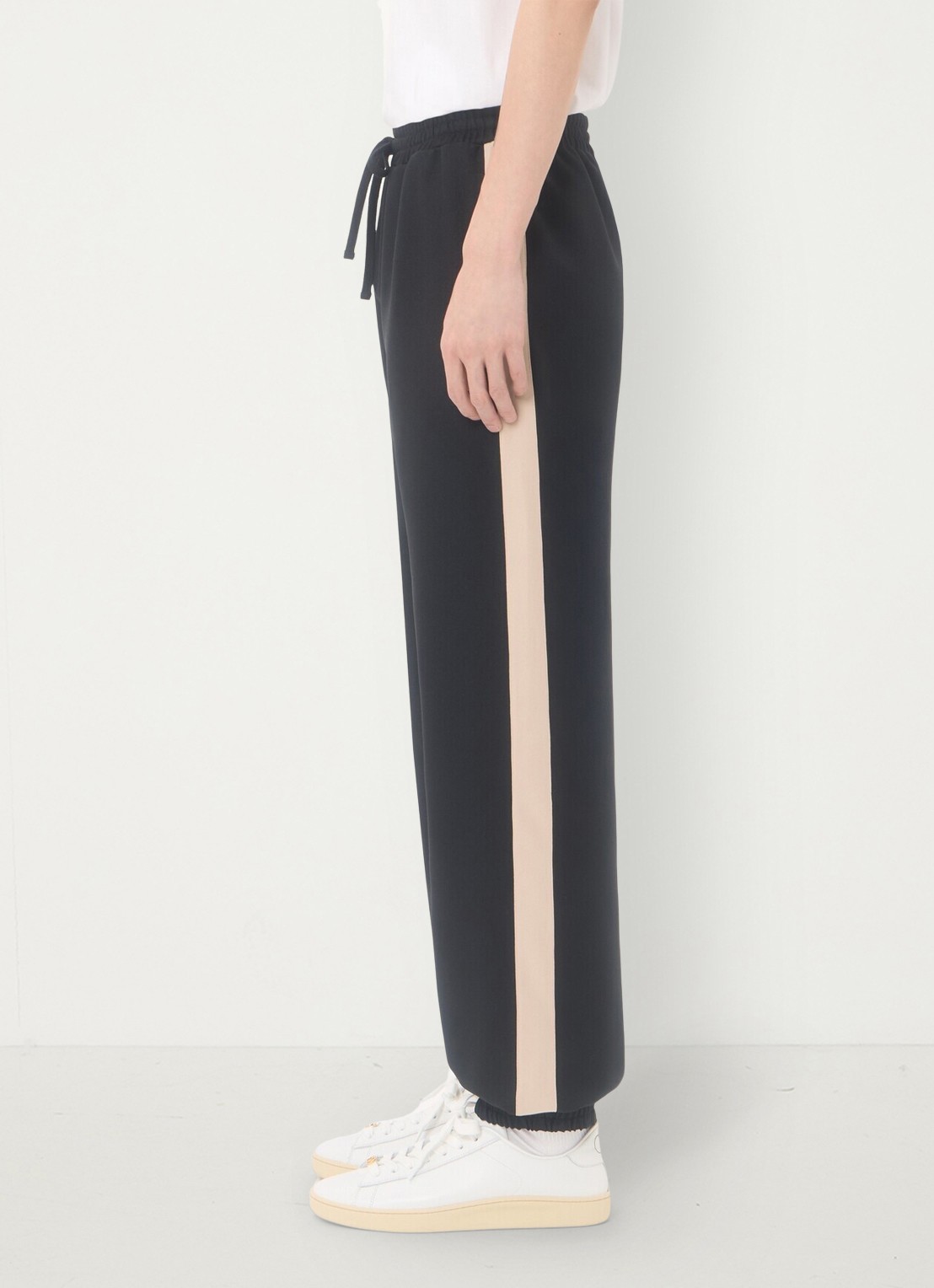 Valentino Garavani Tapered fit trackpants met steekzakken - detail 5 zwart