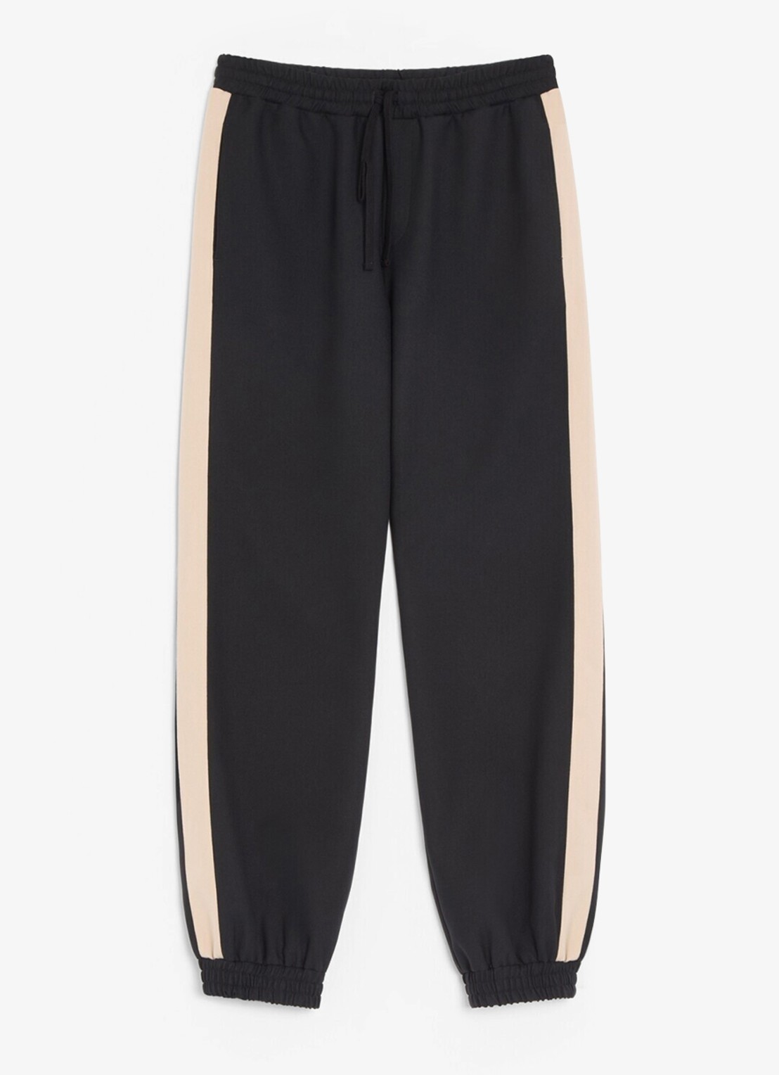 Valentino Garavani Tapered fit trackpants met steekzakken - voorkant 2 zwart