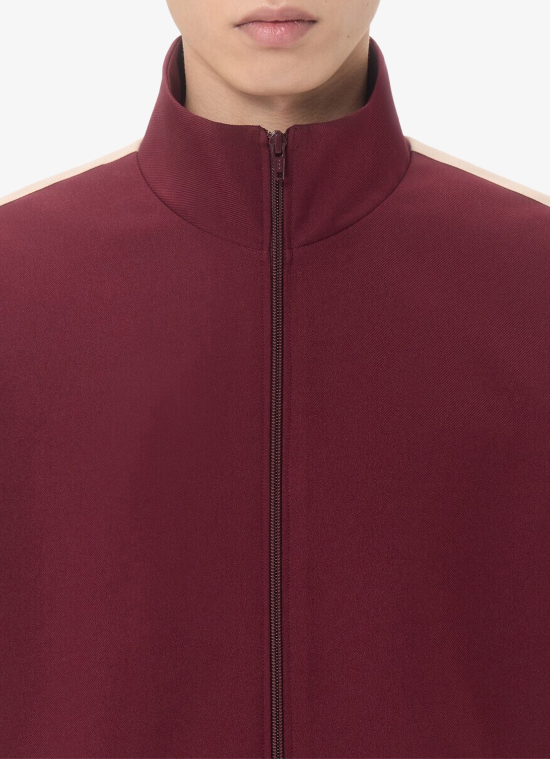 Valentino Garavani Trackvest met steekzakken - detail 6 bordeauxrood