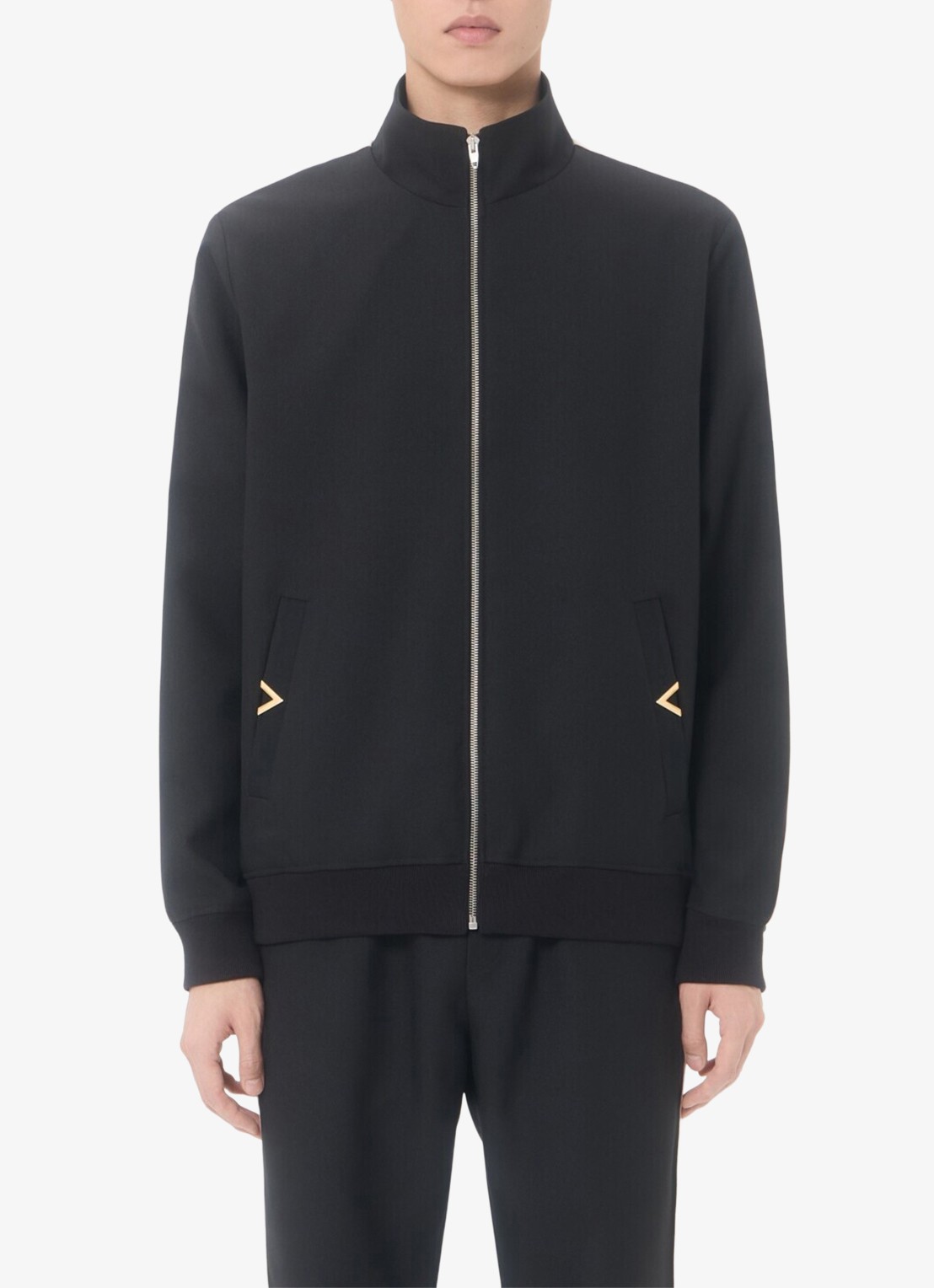 Valentino Garavani Trackvest met steekzakken - detail 4 zwart
