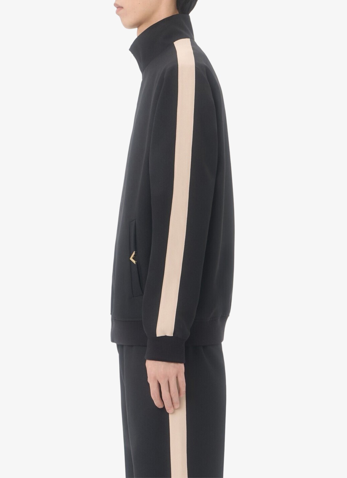 Valentino Garavani Trackvest met steekzakken - detail 5 zwart