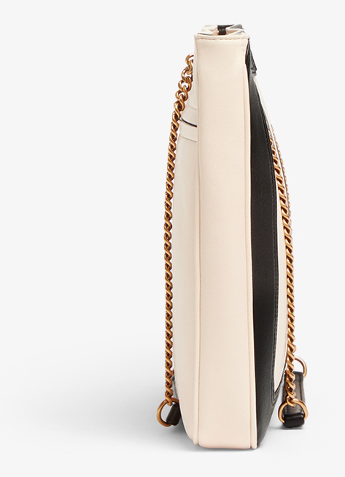 Valentino Garavani Viva Superstar Medium schoudertas van lamsleer - detail 3 gebroken wit
