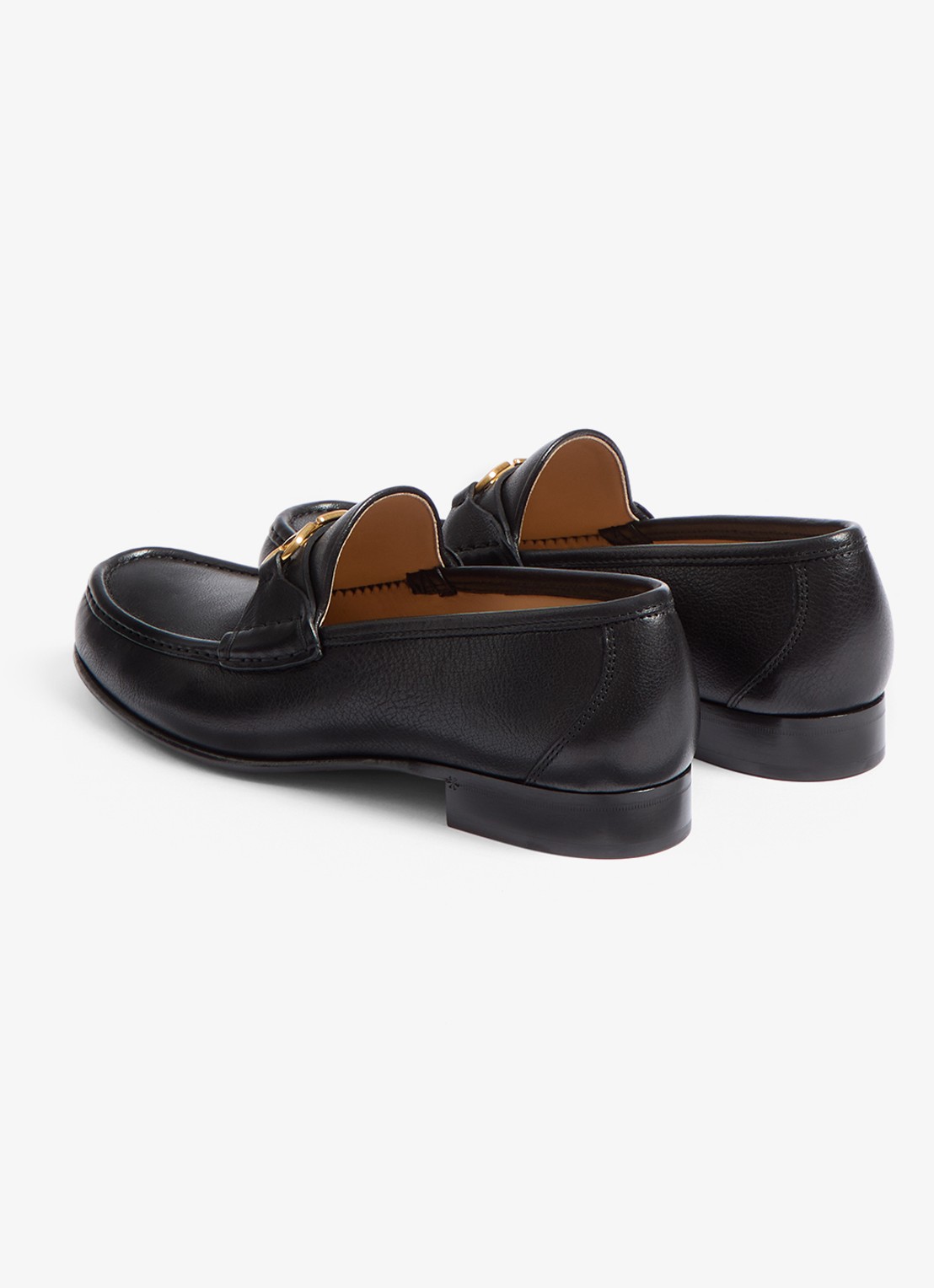 Valentino Garavani VLogo Signature loafer van leer - achterkant zwart