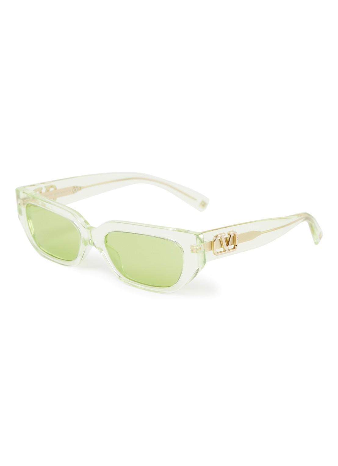 Valentino Zonnebril VA4080 - voorkant 3 lime