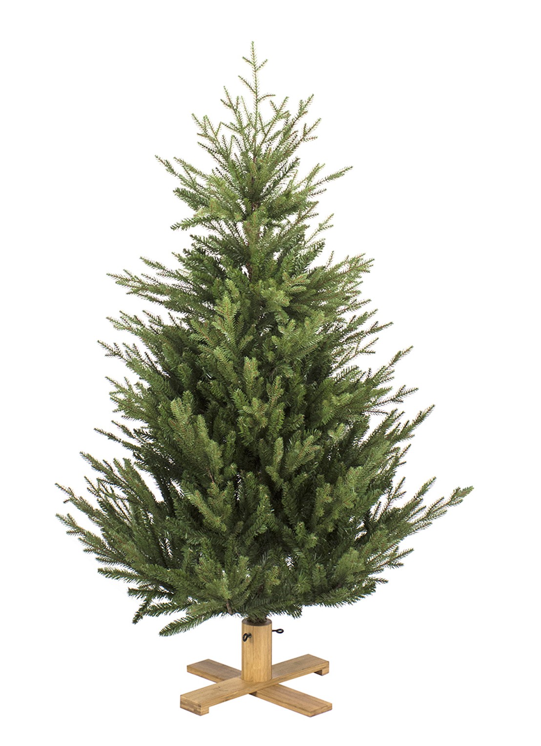 Van Der Gucht Arkansas kunstkerstboom 152 cm - voorkant 2 donkergroen