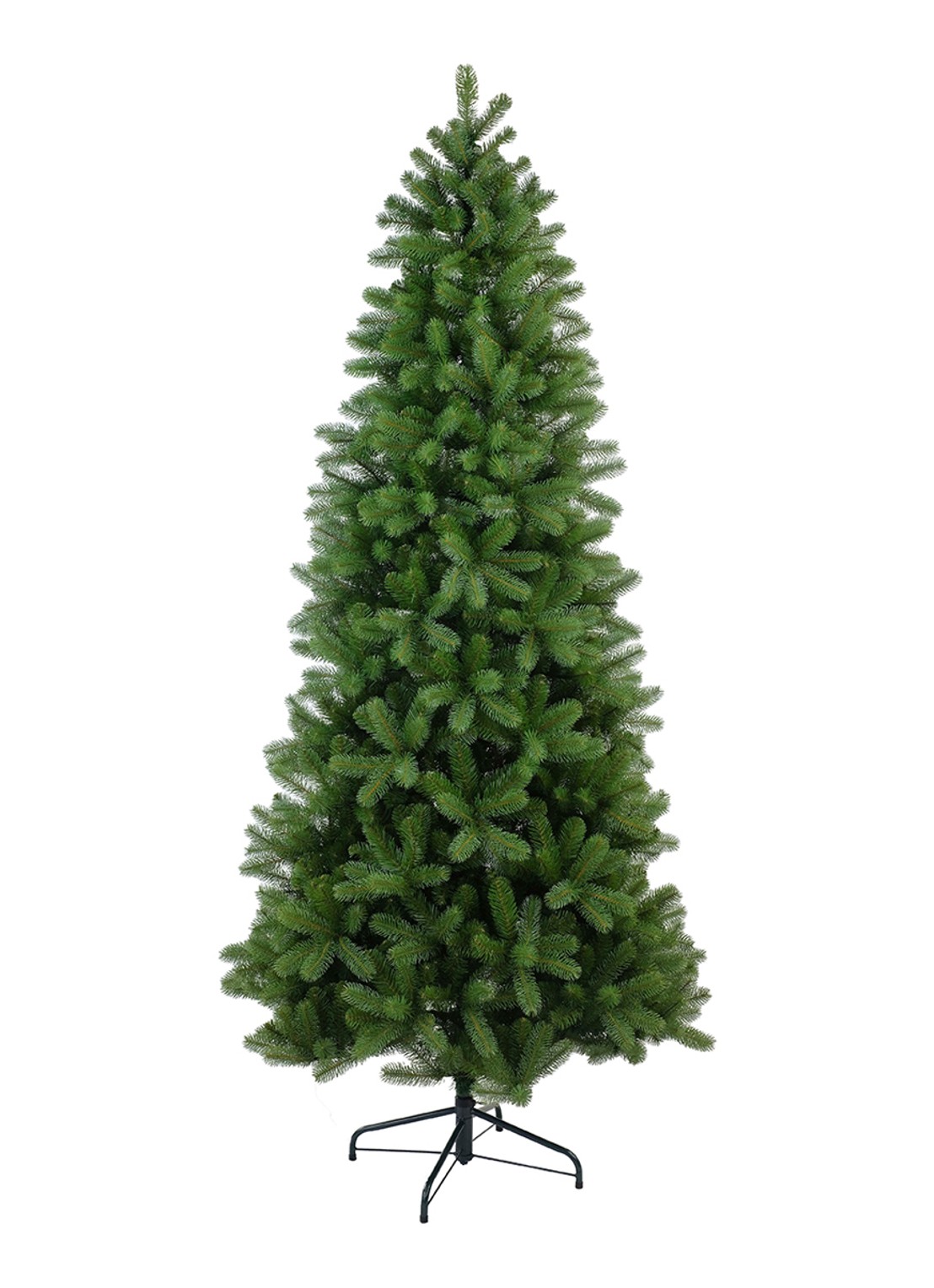Van Der Gucht Feel Real® Bayberry® kunstkerstboom 213 cm - voorkant groen