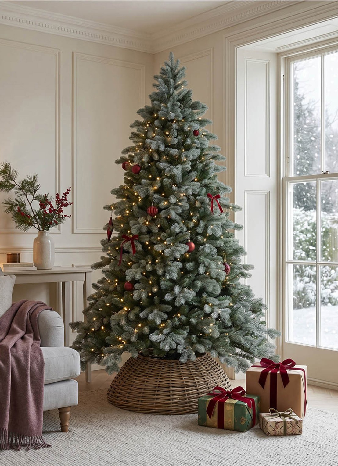 Van Der Gucht Frosted Colorado kunstkerstboom 228 cm - detail 4 groen