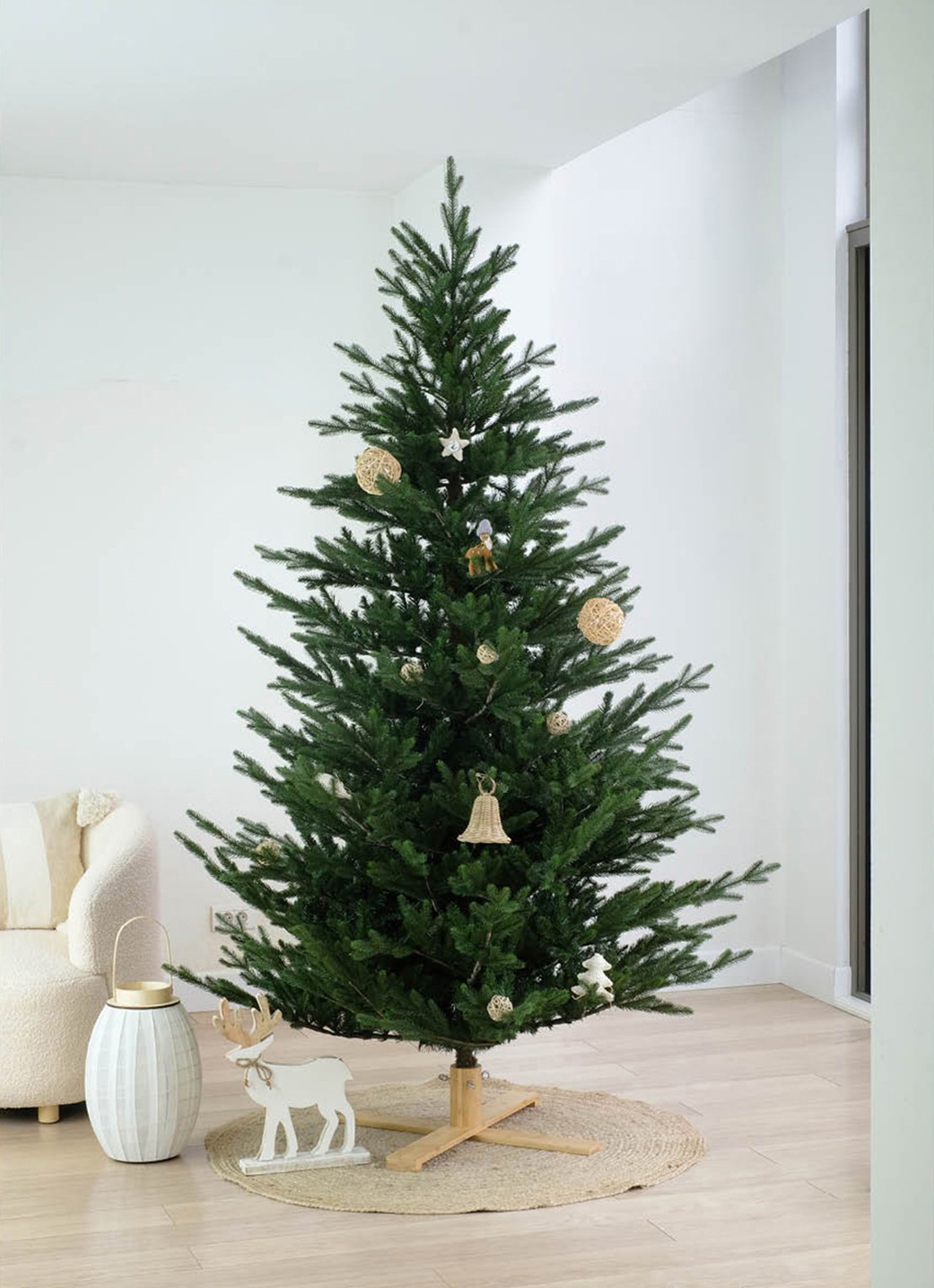 Van Der Gucht Göteborg kunstkerstboom 213 cm - achterkant 2 groen