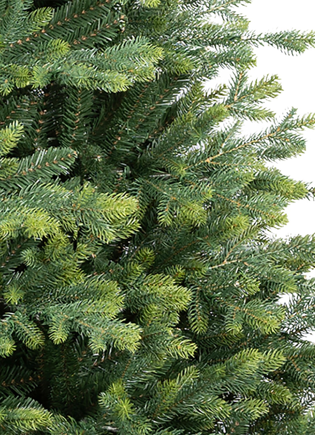 Van Der Gucht Kansas Green kunstkerstboom 225 cm - voorkant 2 groen