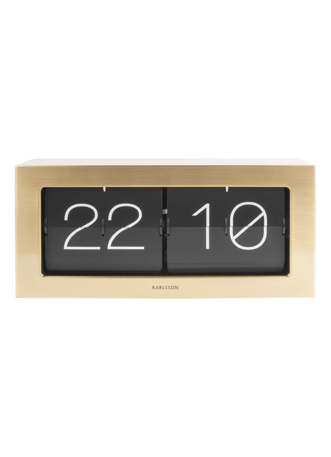 Van Der Gucht Mr. White wandklok 51 cm - voorkant 2 goud