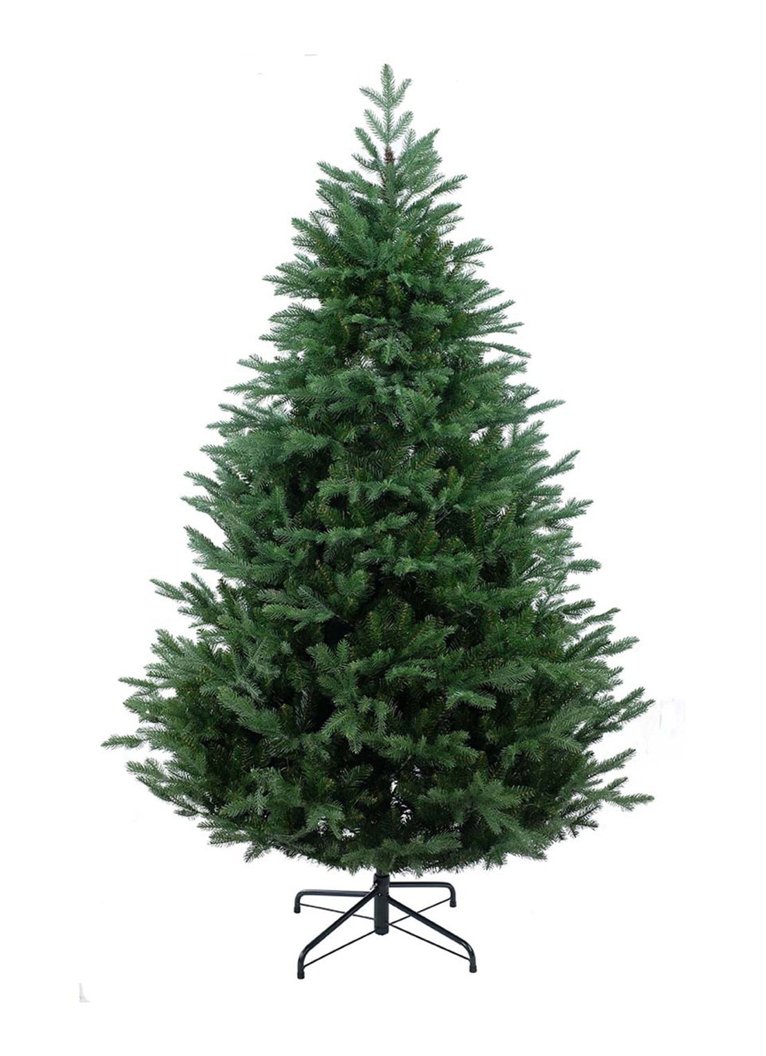 Van Der Gucht Mulberry Green kunstkerstboom 228 cm  - voorkant 2 groen