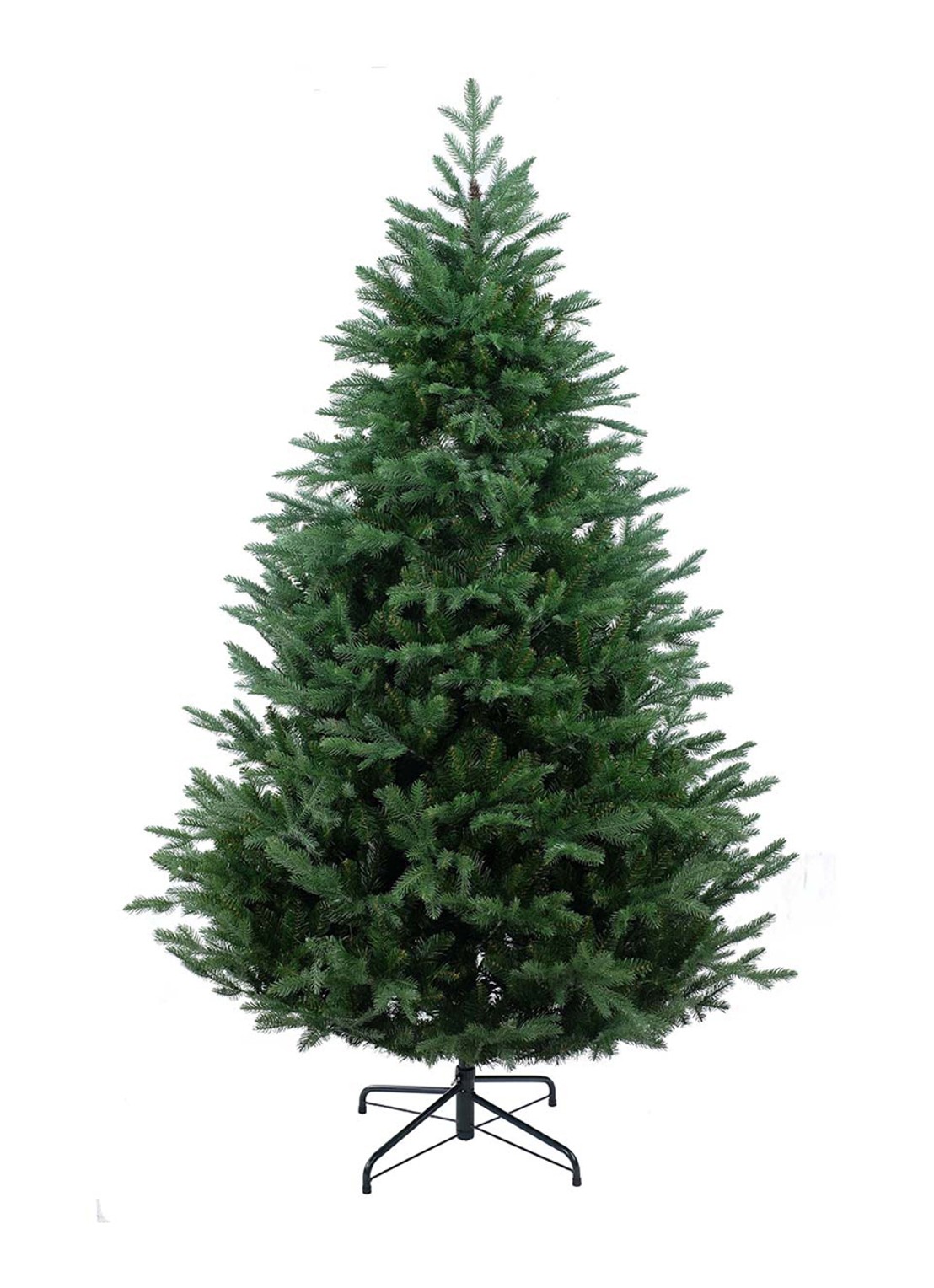 Van Der Gucht Mulberry Green kunstkerstboom 243 cm  - voorkant 2 groen