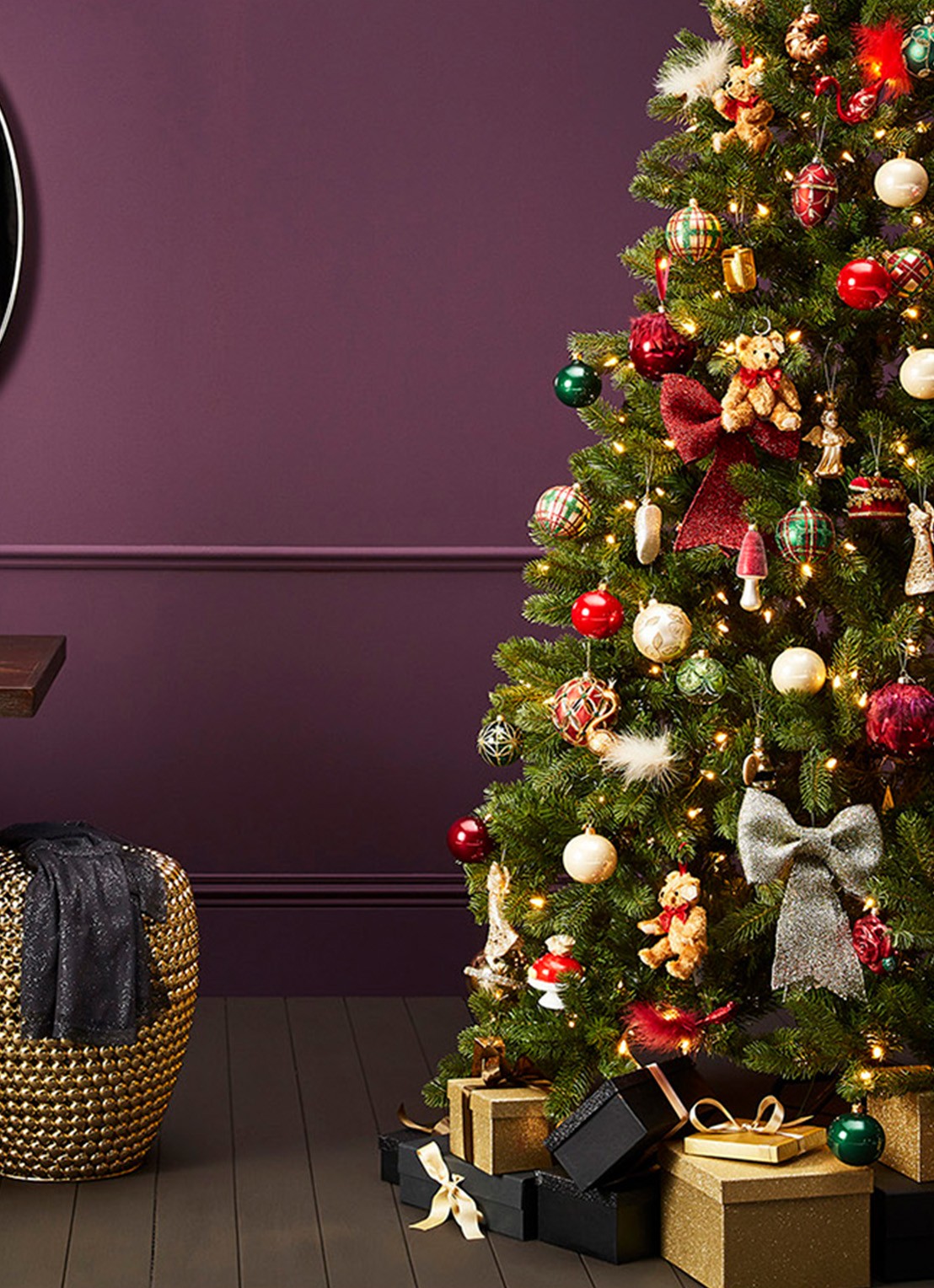 Van Der Gucht Poly Bayberry kunstkerstboom met LED verlichting 213 cm - detail 2 groen