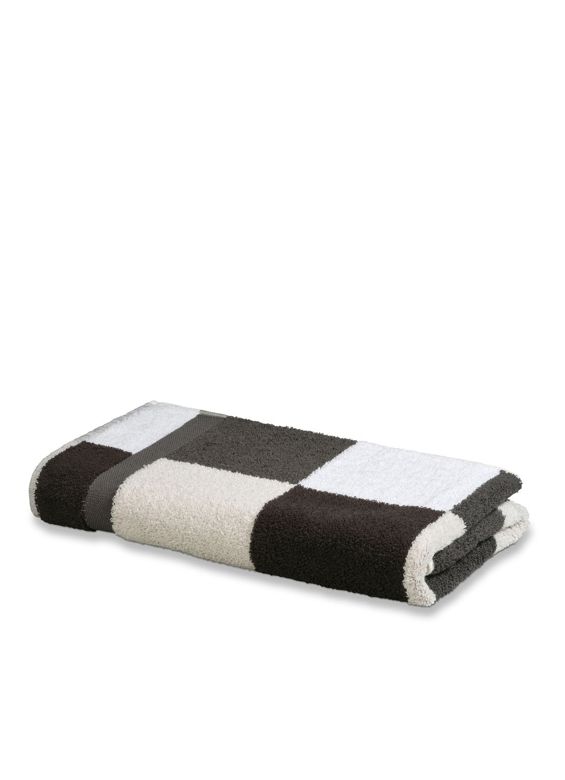 Vandyck Boston badhanddoek - 55 x 100 cm  - voorkant 2 zwart
