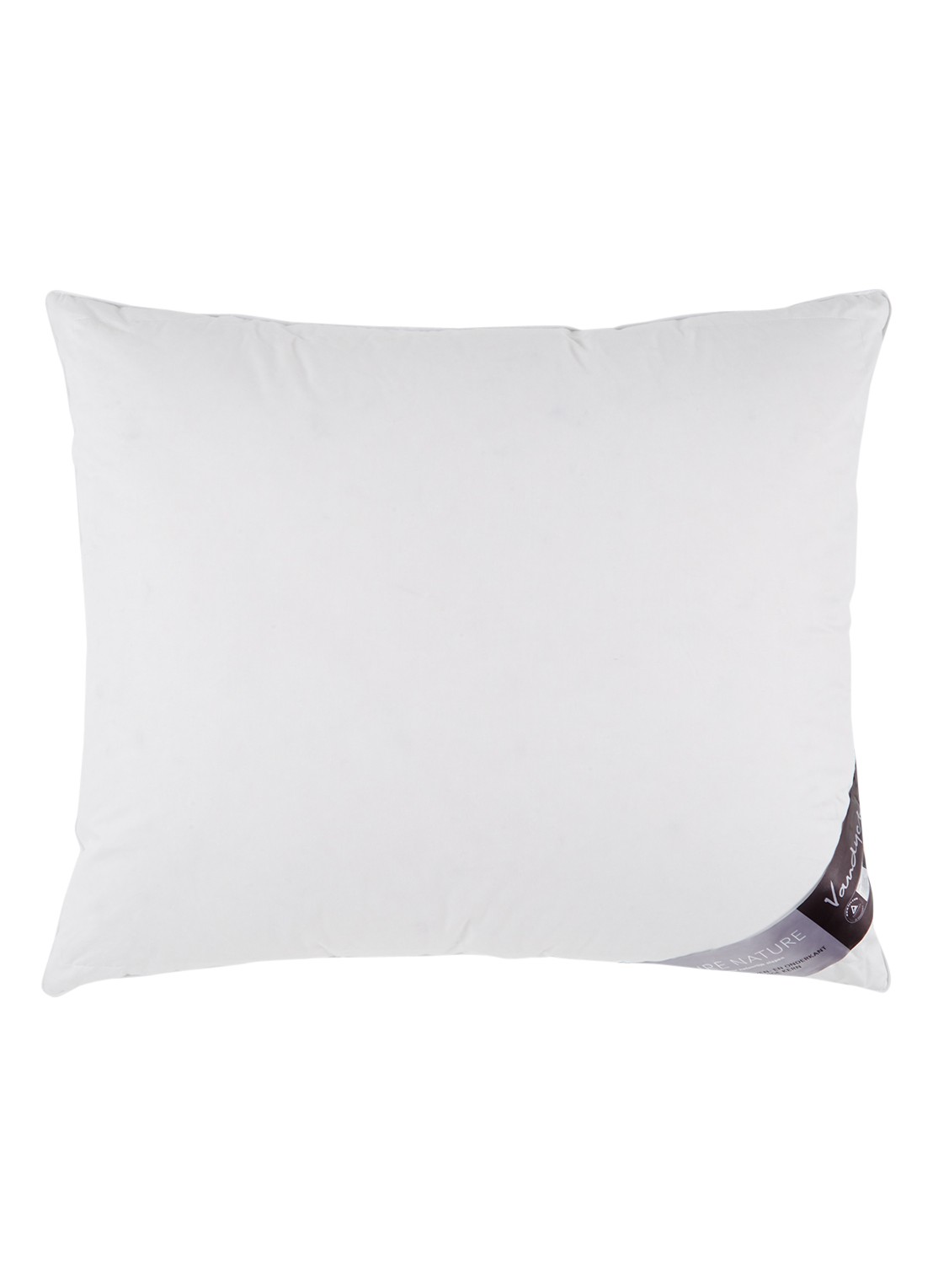 Vandyck Driekamer medium hoofdkussen 60 x 70 cm - voorkant 3 wit