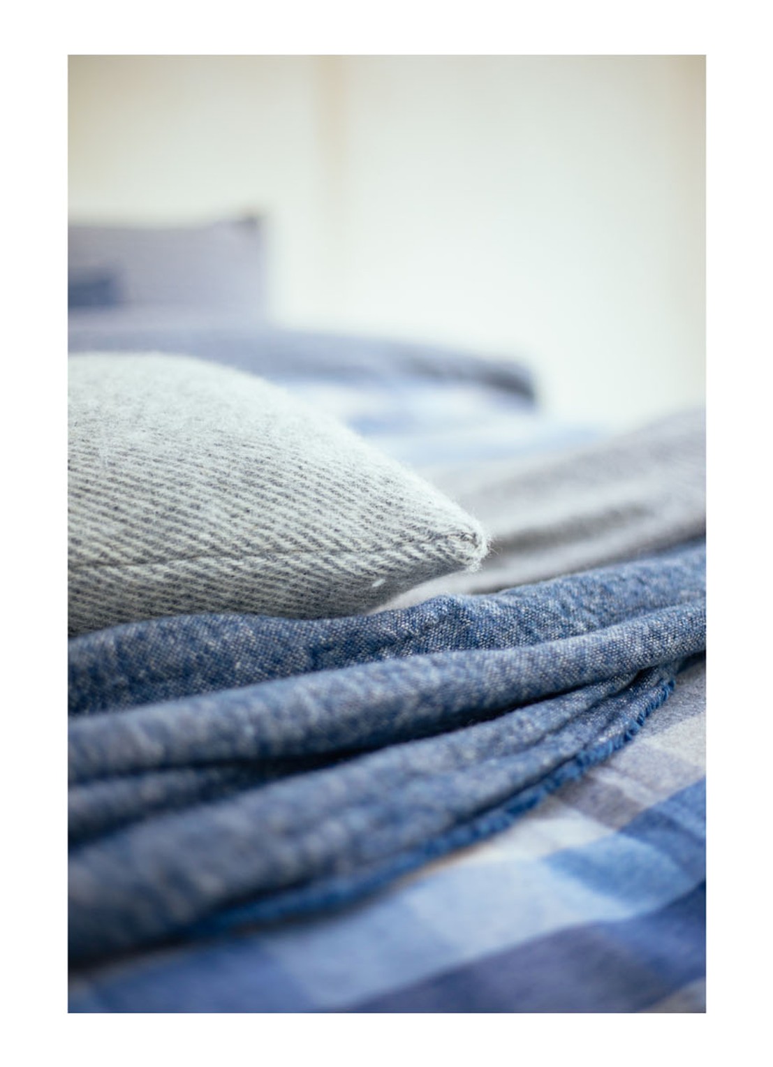 Vandyck Flanel Skagen dekbedovertrekset - inclusief kussenslopen - detail 2 donkerblauw