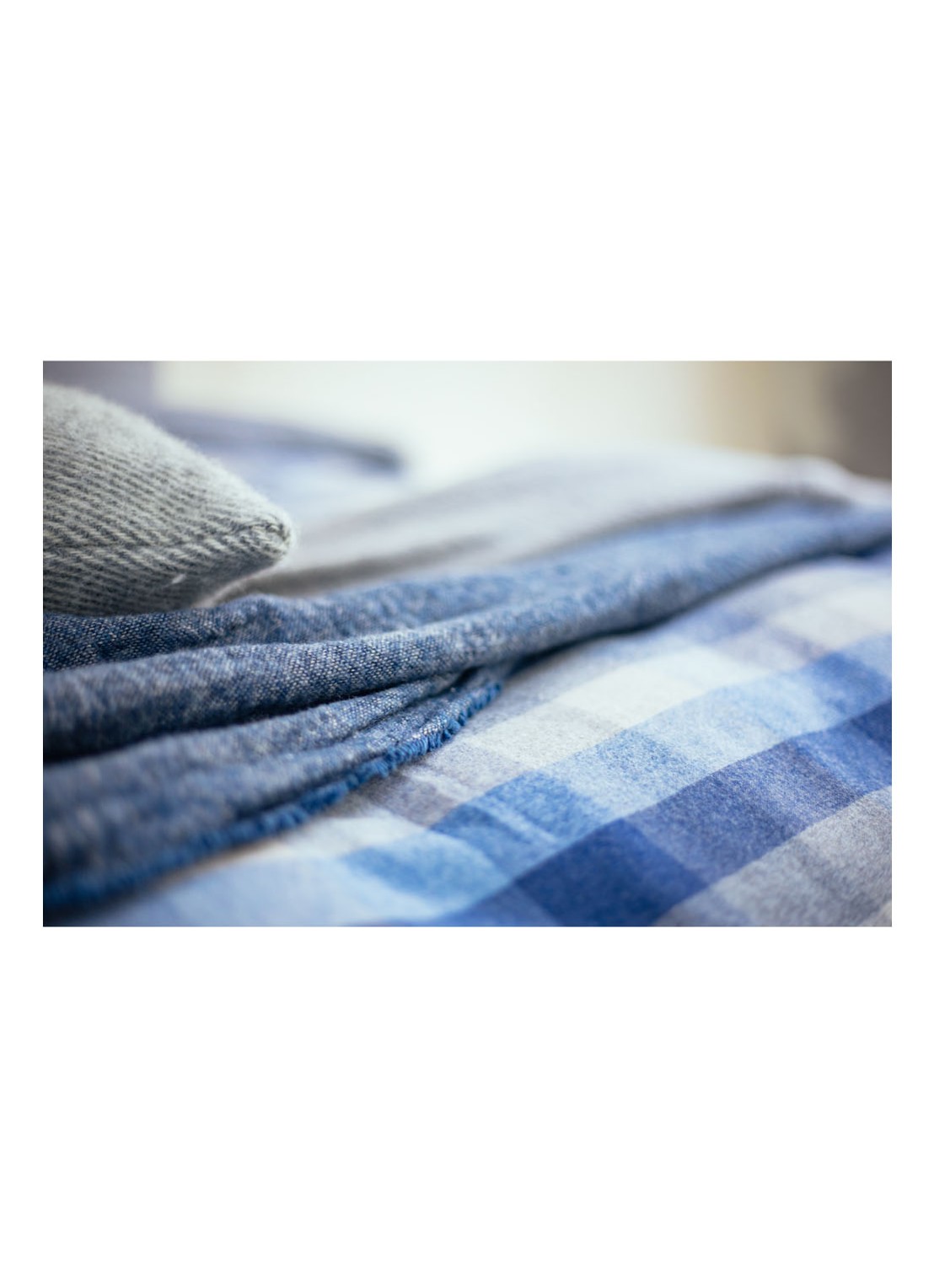 Vandyck Flanel Skagen dekbedovertrekset - inclusief kussenslopen - detail 3 donkerblauw