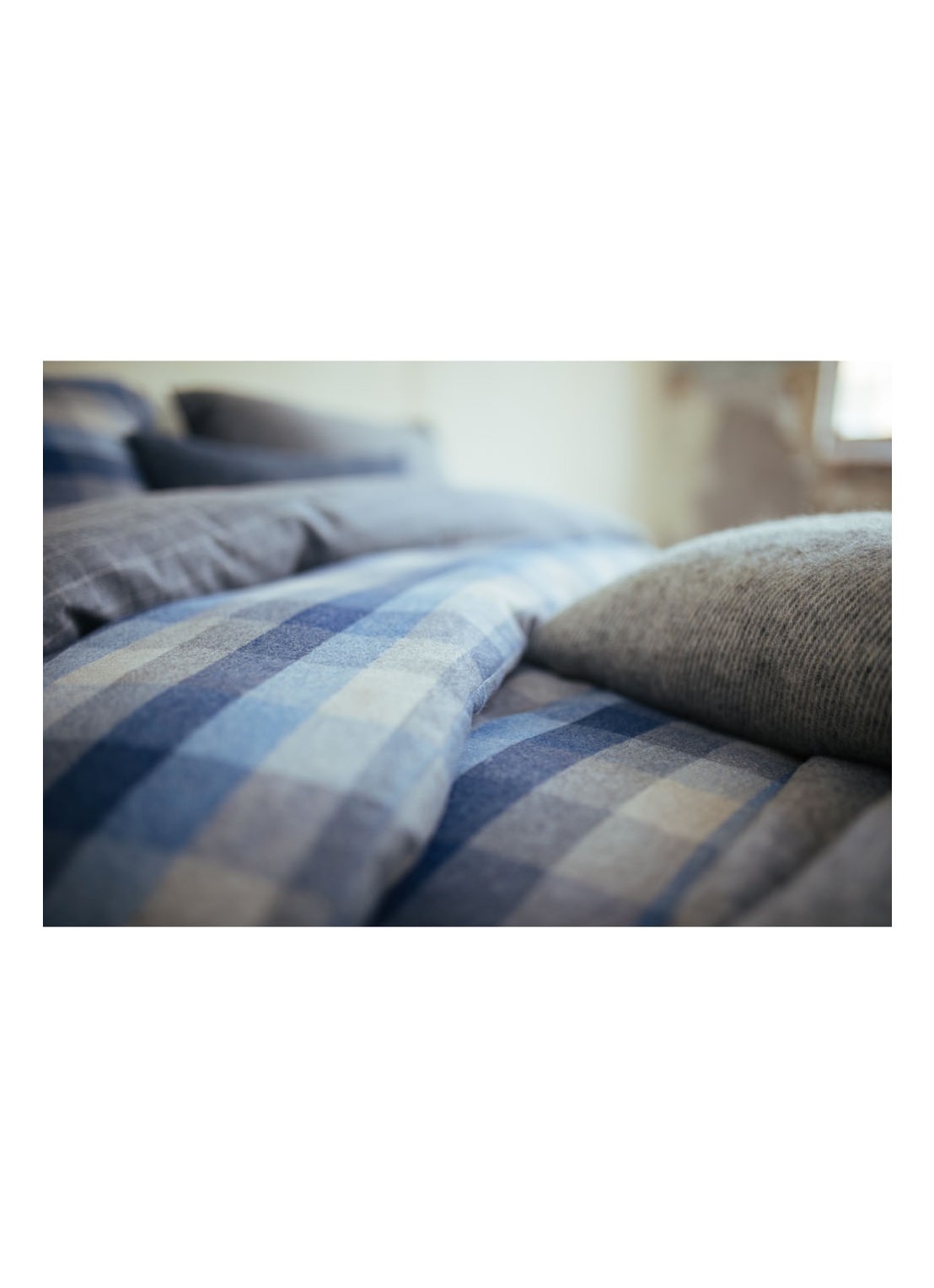 Vandyck Flanel Skagen dekbedovertrekset - inclusief kussenslopen - detail 4 donkerblauw