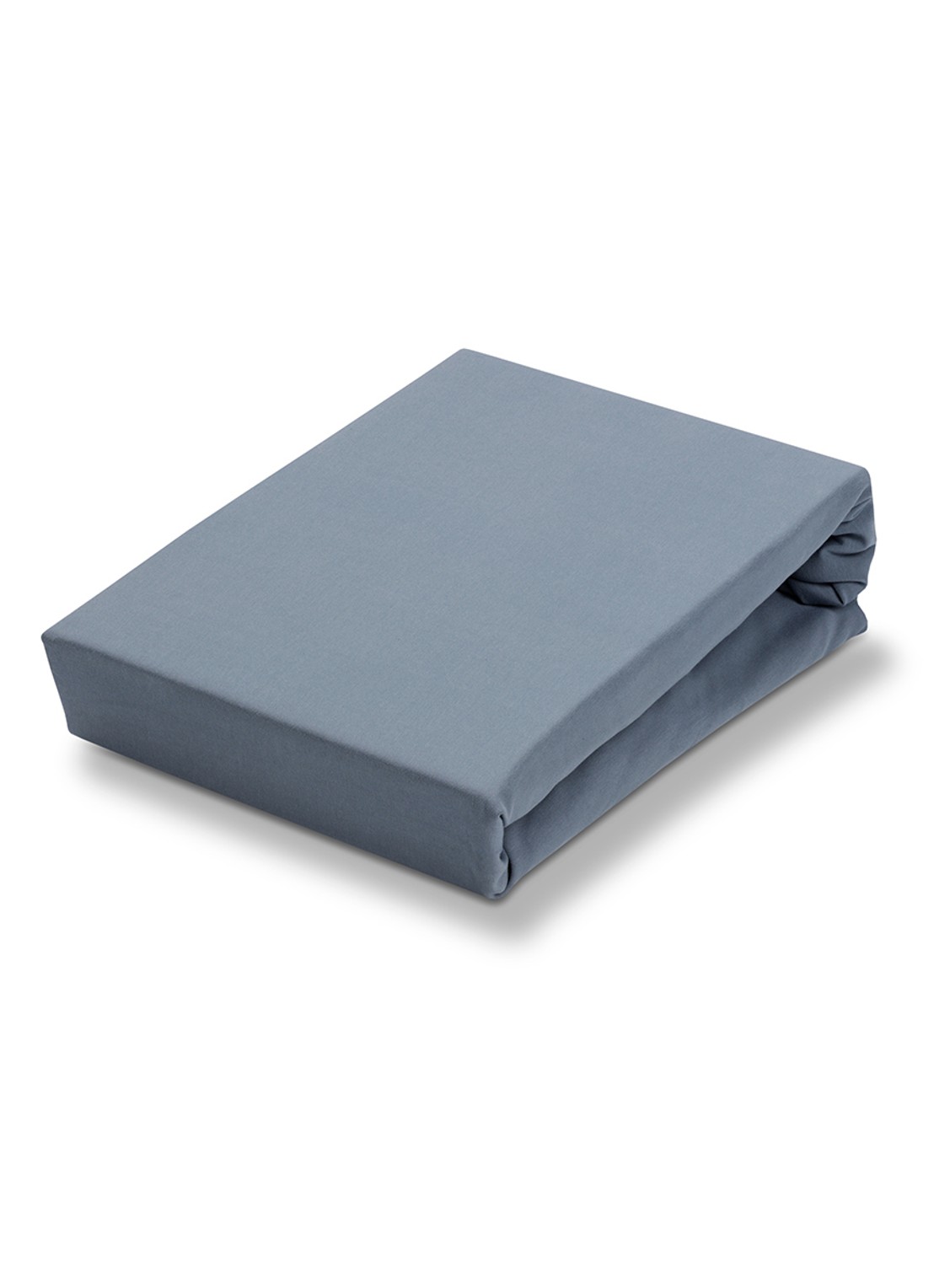 Vandyck Hoeslaken van katoen jersey, hoekhoogte 24 cm - voorkant indigo