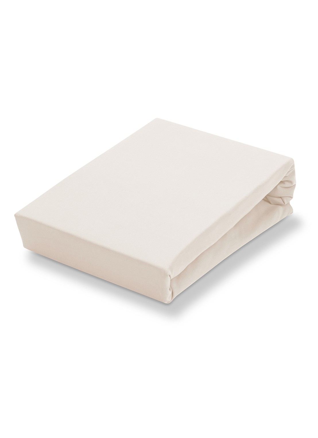 Vandyck Hoeslaken van katoen jersey, hoekhoogte 24 cm - voorkant creme