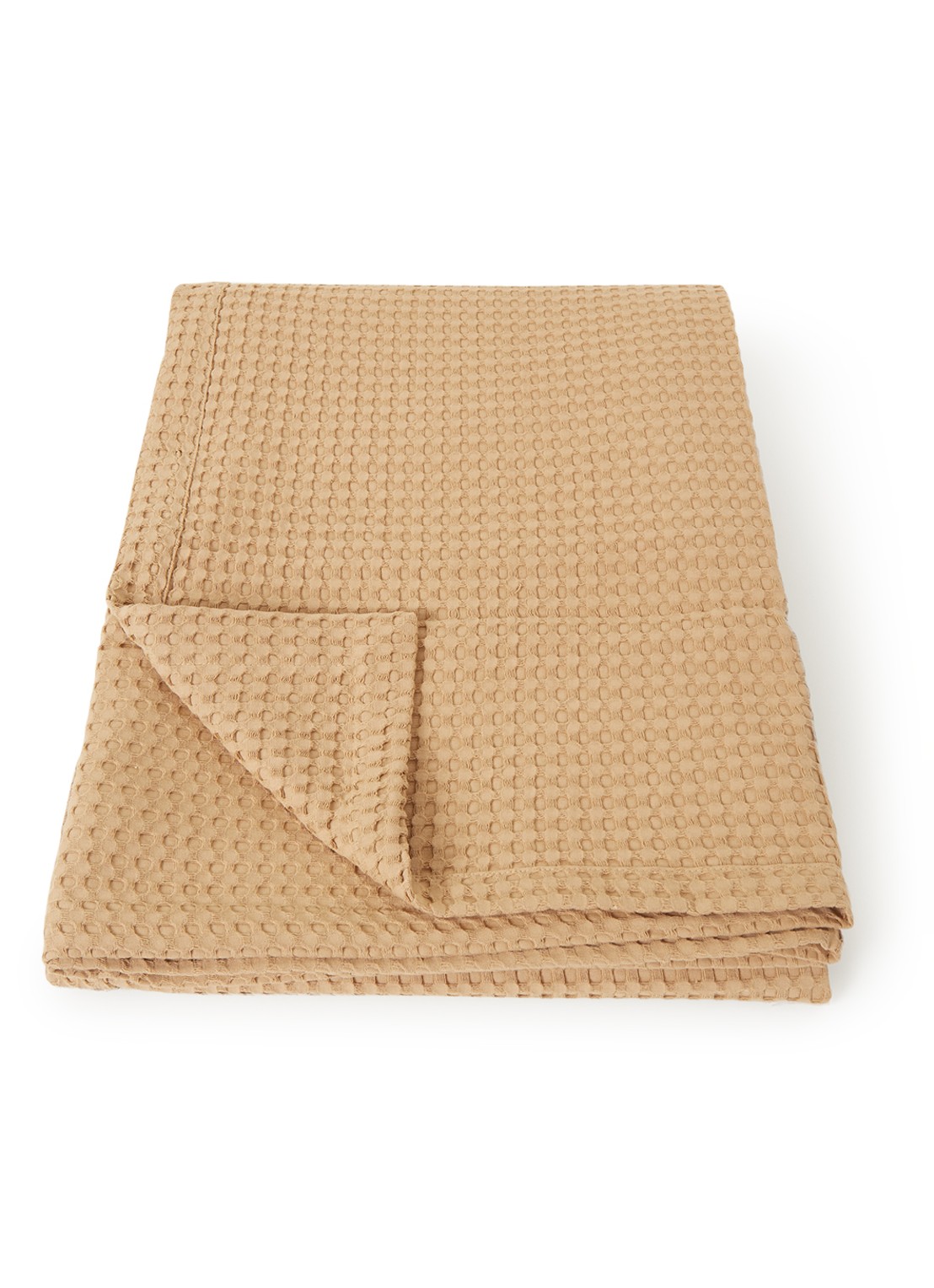 Vandyck Home 71 bedsprei 160 x 250 cm - voorkant camel