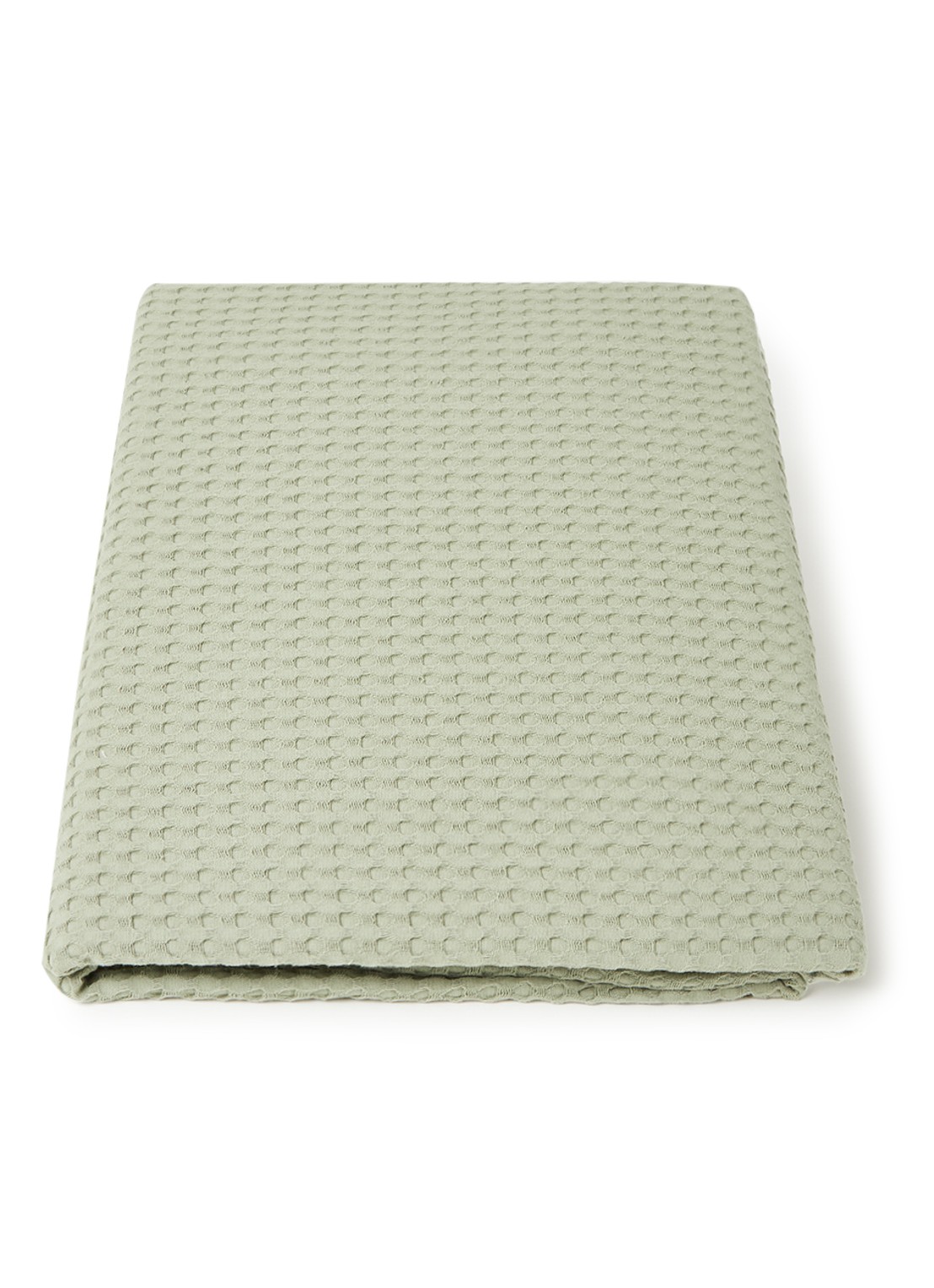 Vandyck Home 71 bedsprei 160 x 250 cm - voorkant olijfgroen
